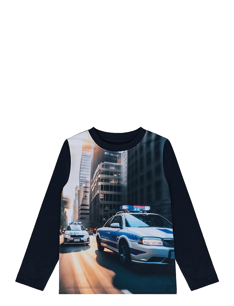 Minymo - T-shirt LS - langärmelig - dark sapphire - 1