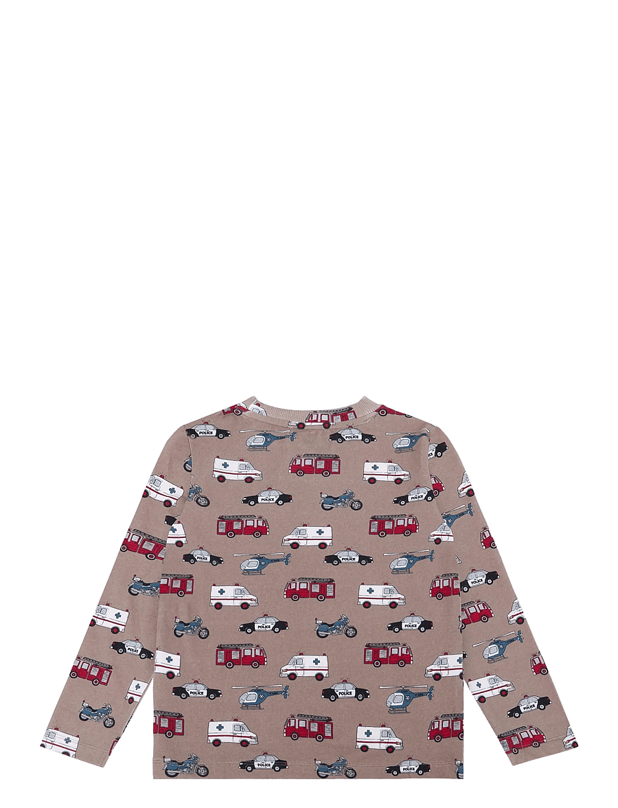 Minymo - T-shirt LS AOP - langärmelig - fungi - 1