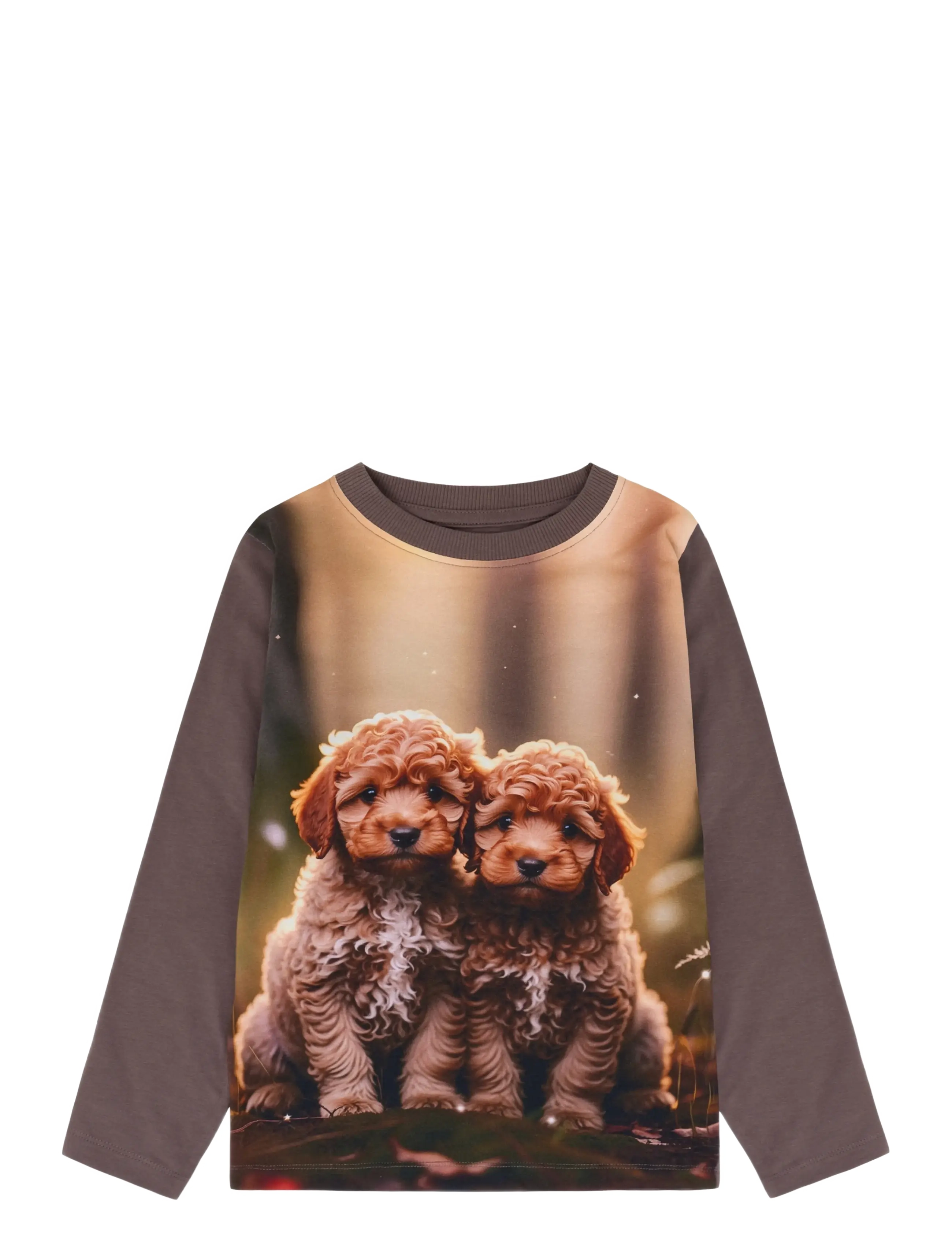 Minymo - T-shirt LS - langärmelig - plum truffle - 1