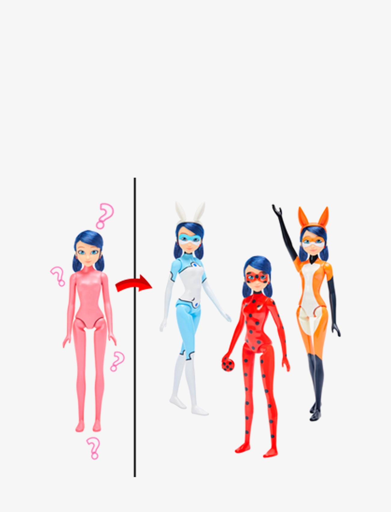 Miraculous - Miraculous Magic Heroez Reveal Asst. - red - 5
