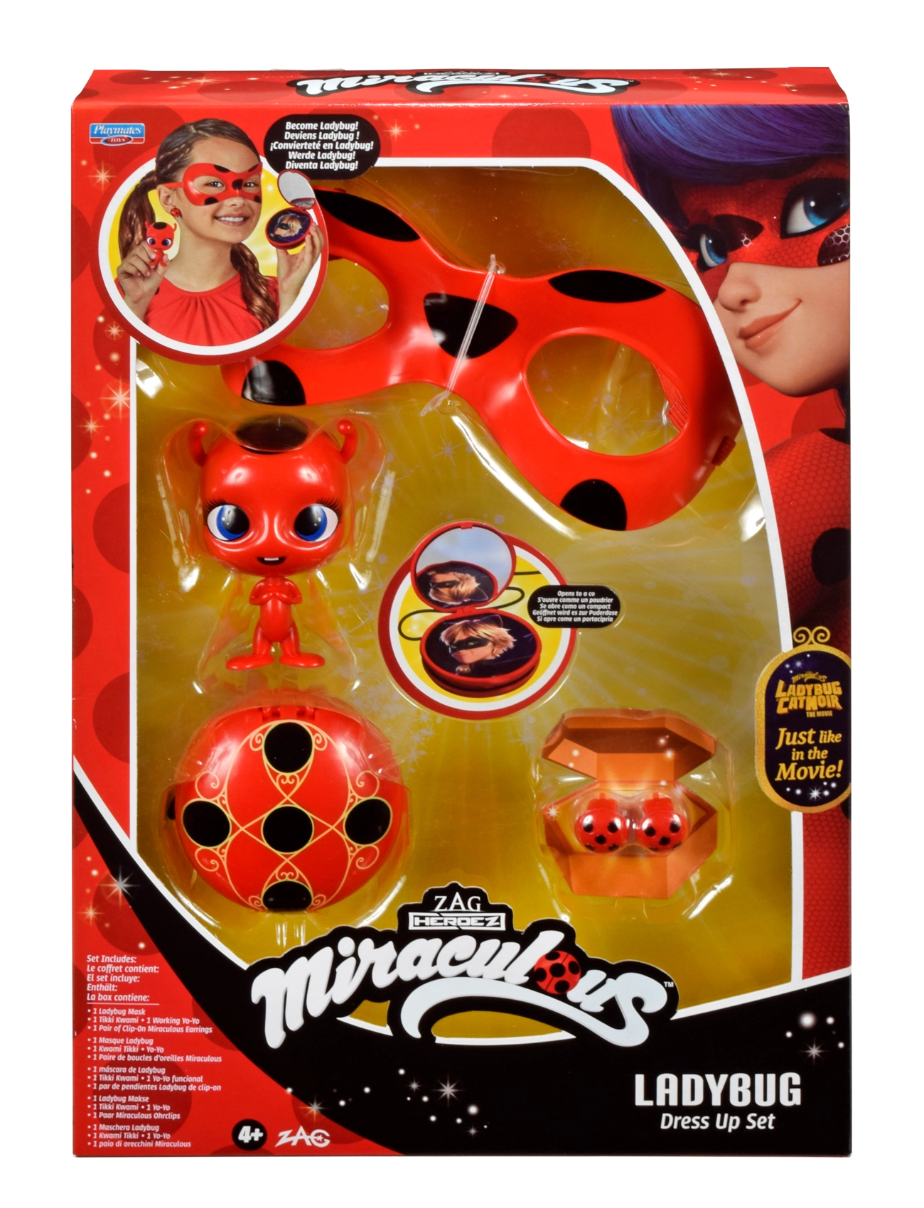 Miraculous Miraculous Role Play Set Ladybug, One Size, Red, Kostumer & Tilbehør > Tilbehør Til Kostumer, Børn
