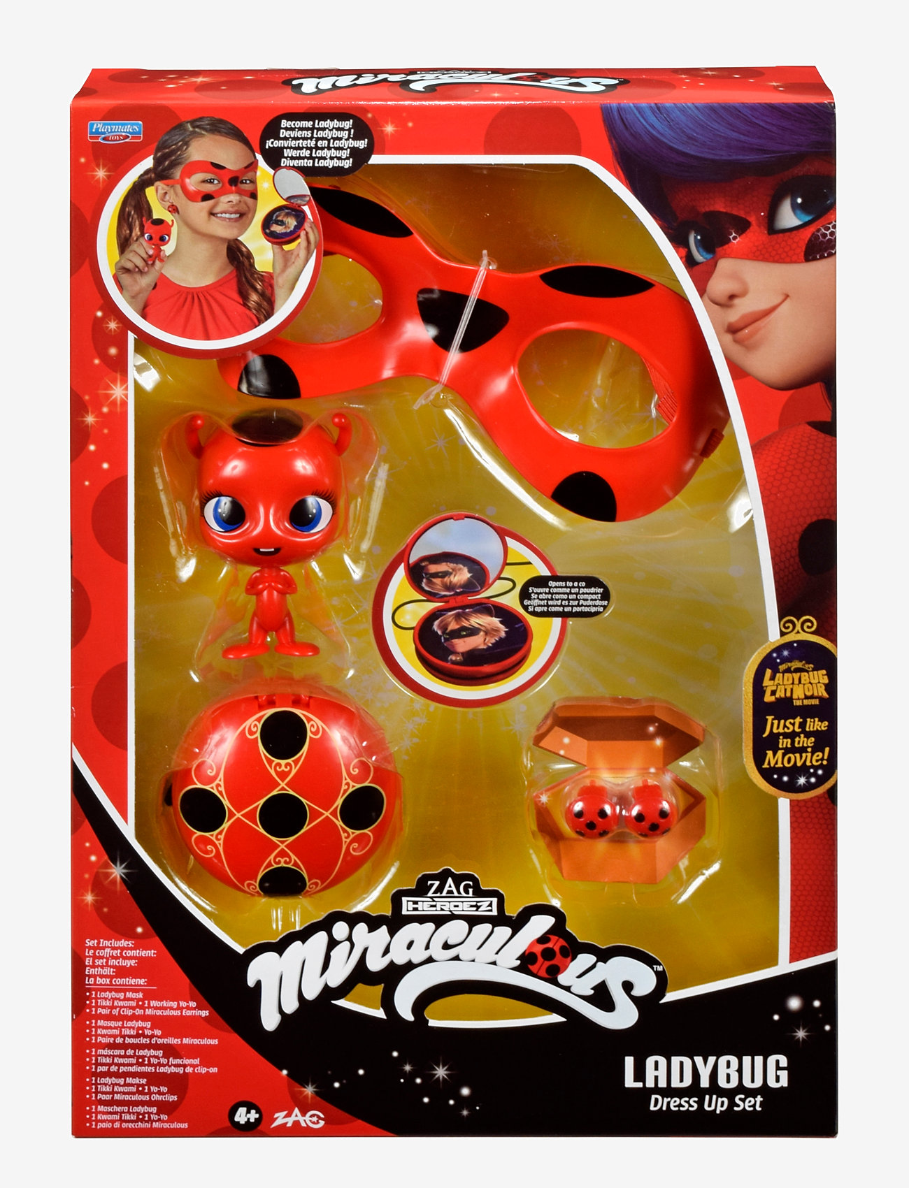 Miraculous - Miraculous Role Play set Ladybug - kostumetilbehør - red - 0