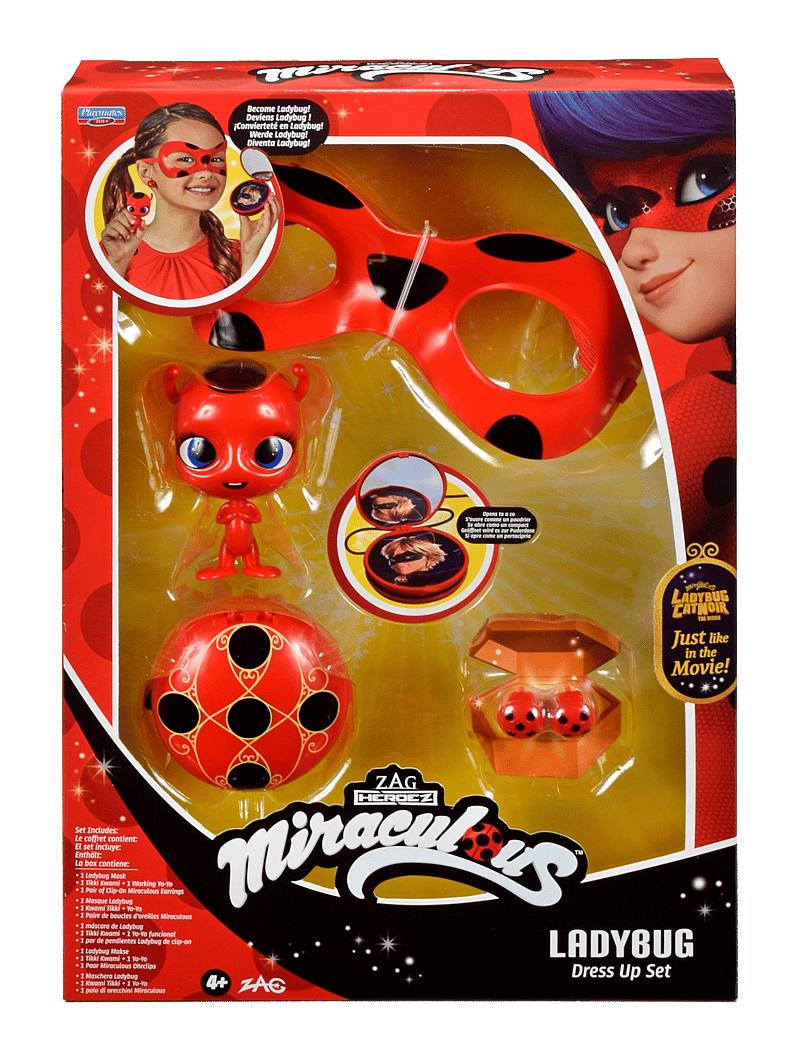 Miraculous - Miraculous Role Play set Ladybug - aukahlutir fyrir búninga - red - 0