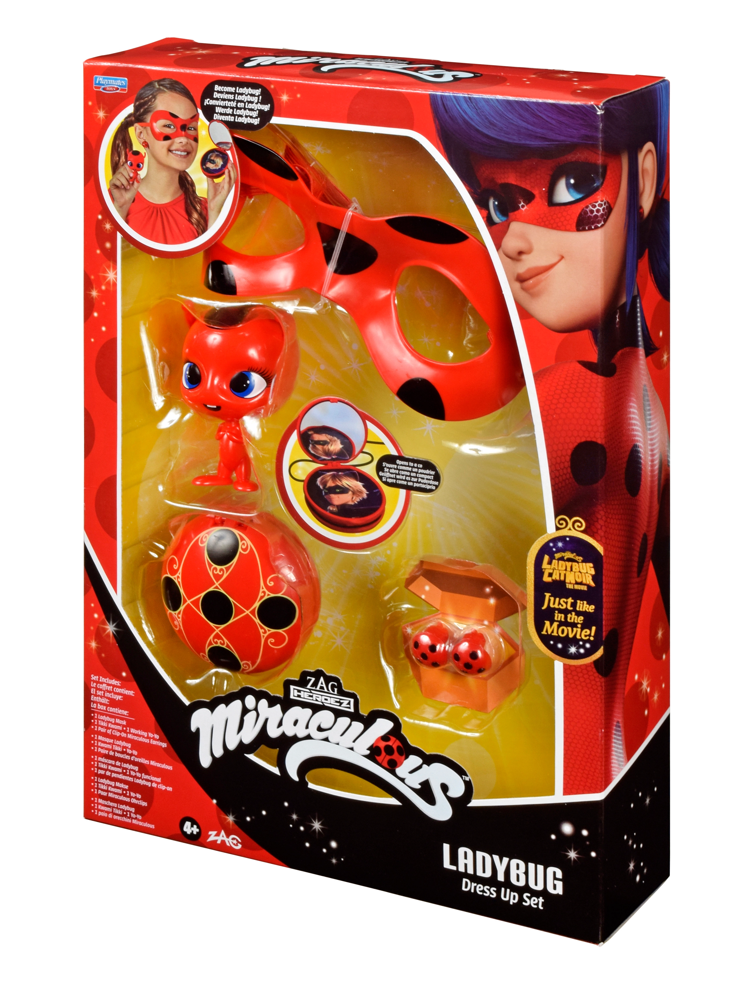Miraculous - Miraculous Role Play set Ladybug - kostymetilbehør - red - 1