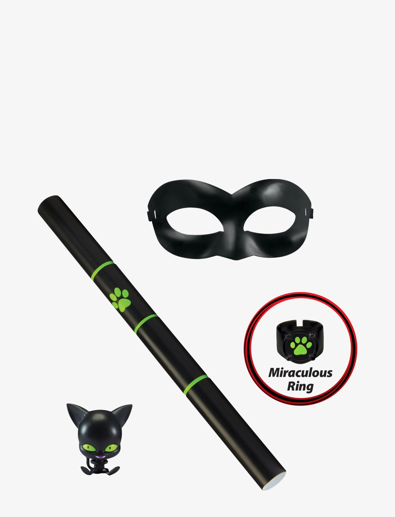 Miraculous - Miraculous Role Play Set Cat Noir - fylgihlutir fyrir búninga - black - 2