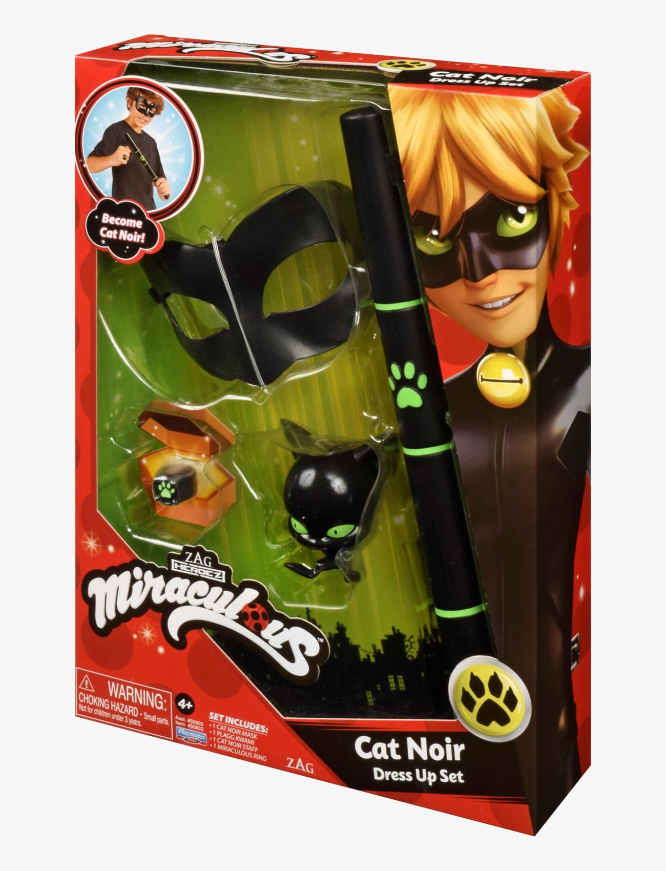Miraculous - Miraculous Role Play Set Cat Noir - fylgihlutir fyrir búninga - black - 3