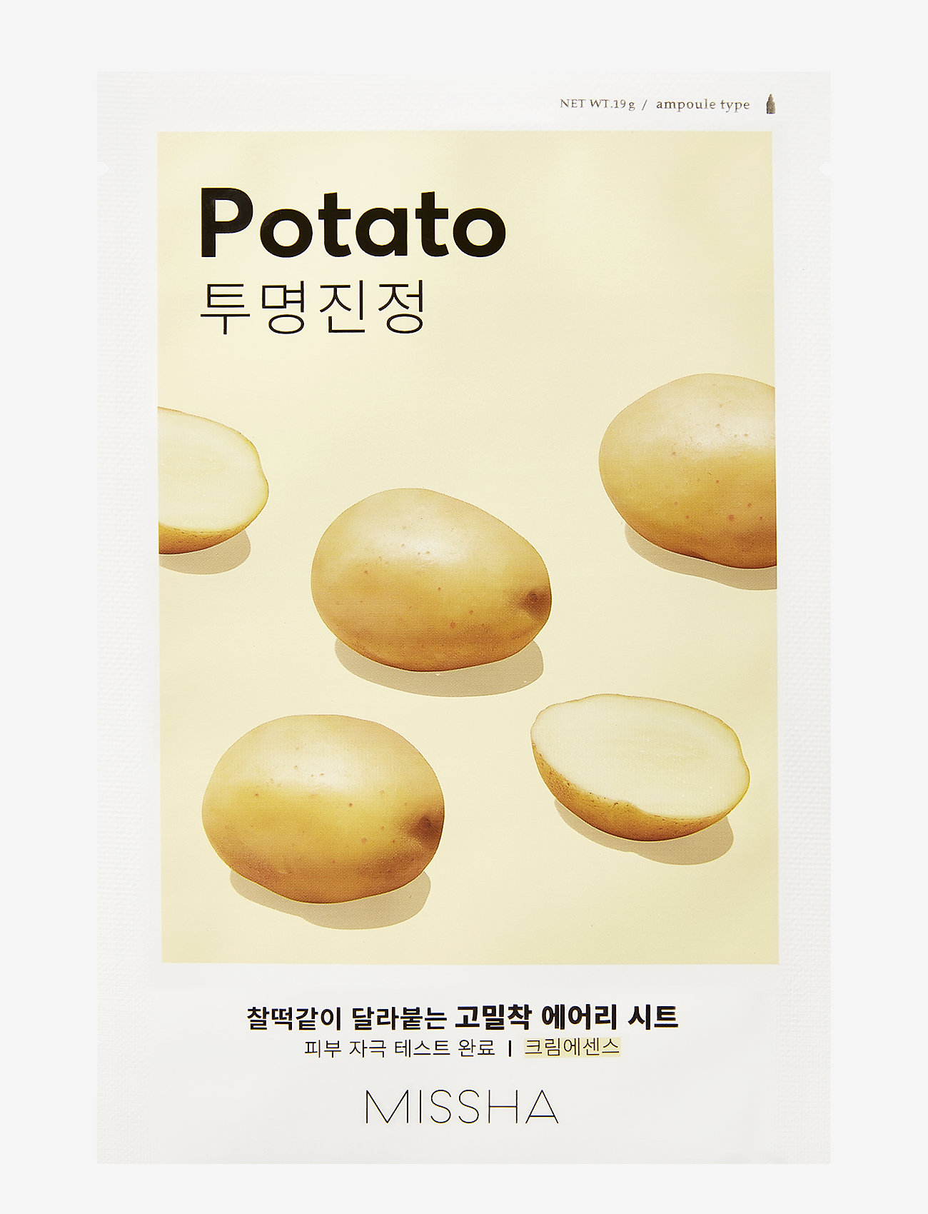 Missha MISSHA Airy Fit Sheet Mask (Potato) - Sheet masks - CLEAR / undefined
