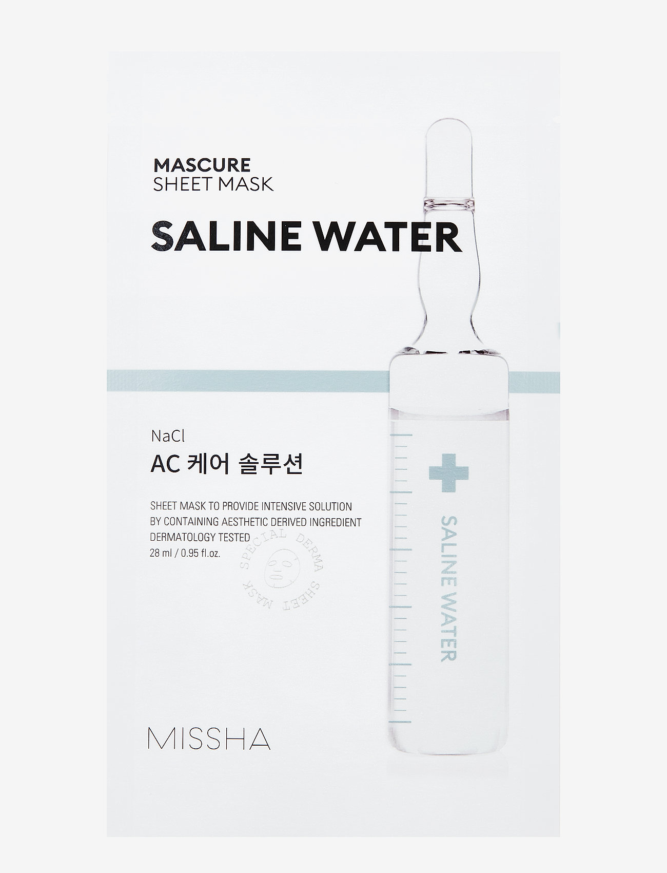Missha Mascure Ac Care Solution Sheet Mask, Sheetmaske, Nude, Str: 27 ml