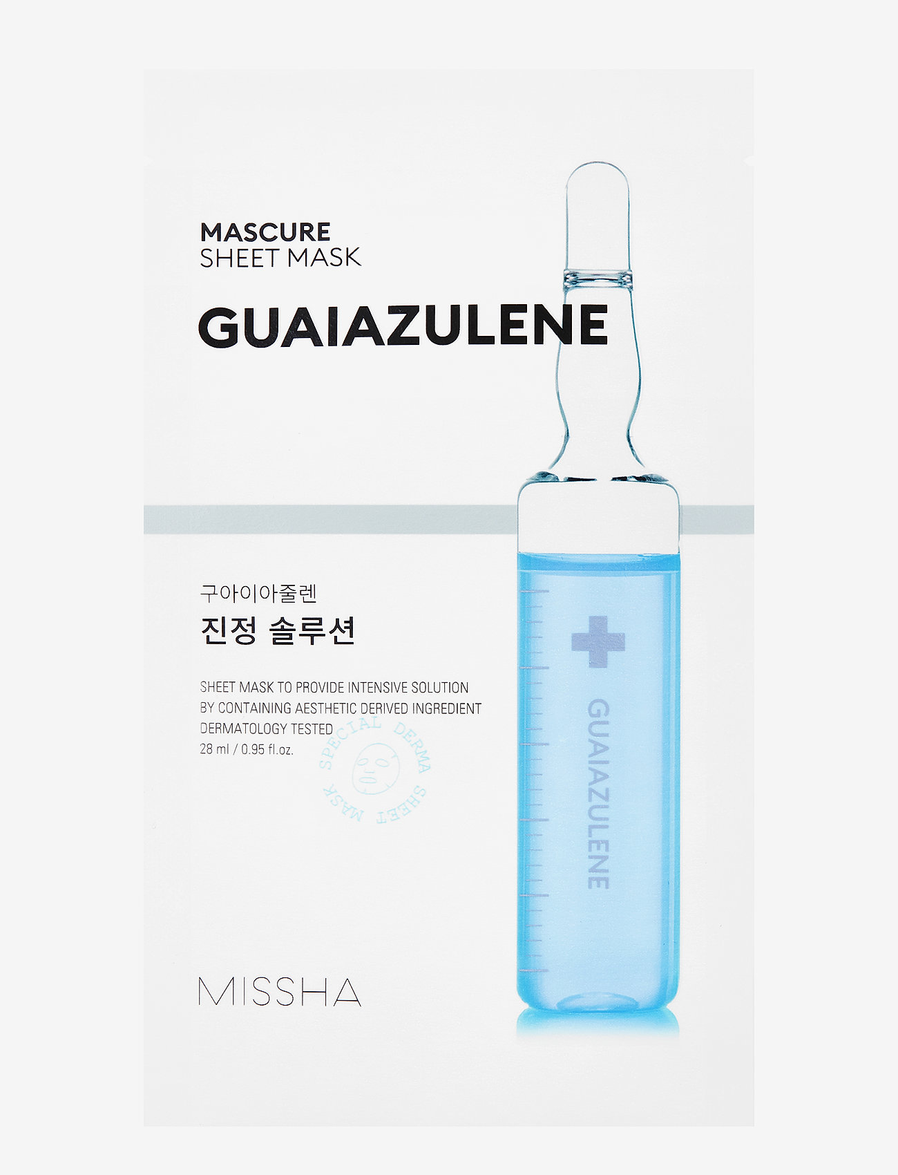 Missha Missha Mascure Calming Solution Sheet Mask, 27 ml, Nude, Masker > Sheetmask, Dame