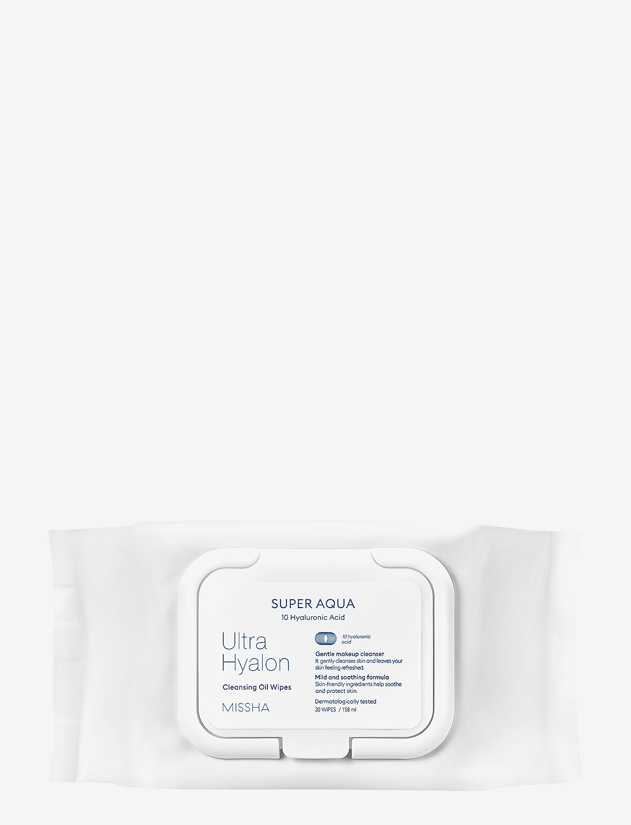 Missha Super Aqua Ultra Hyalron Oil In Tissue, Ansigt Wipes, Nude, Str: 30 wipes