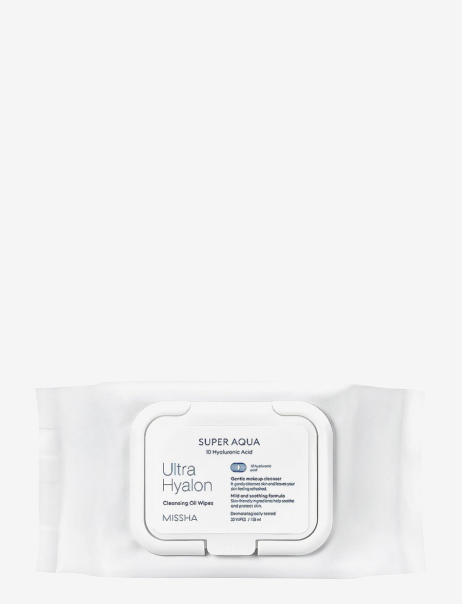Missha - MISSHA Super Aqua Ultra Hyalron Oil In Tissue - renseservietter - clear - 0