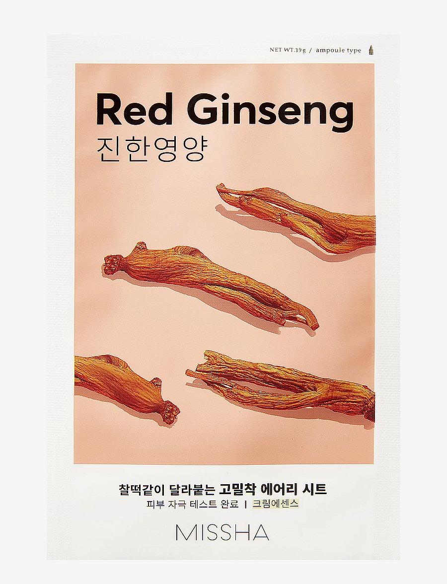 Missha - MISSHA Airy Fit Sheet Mask (Red Ginseng) - clear - 0