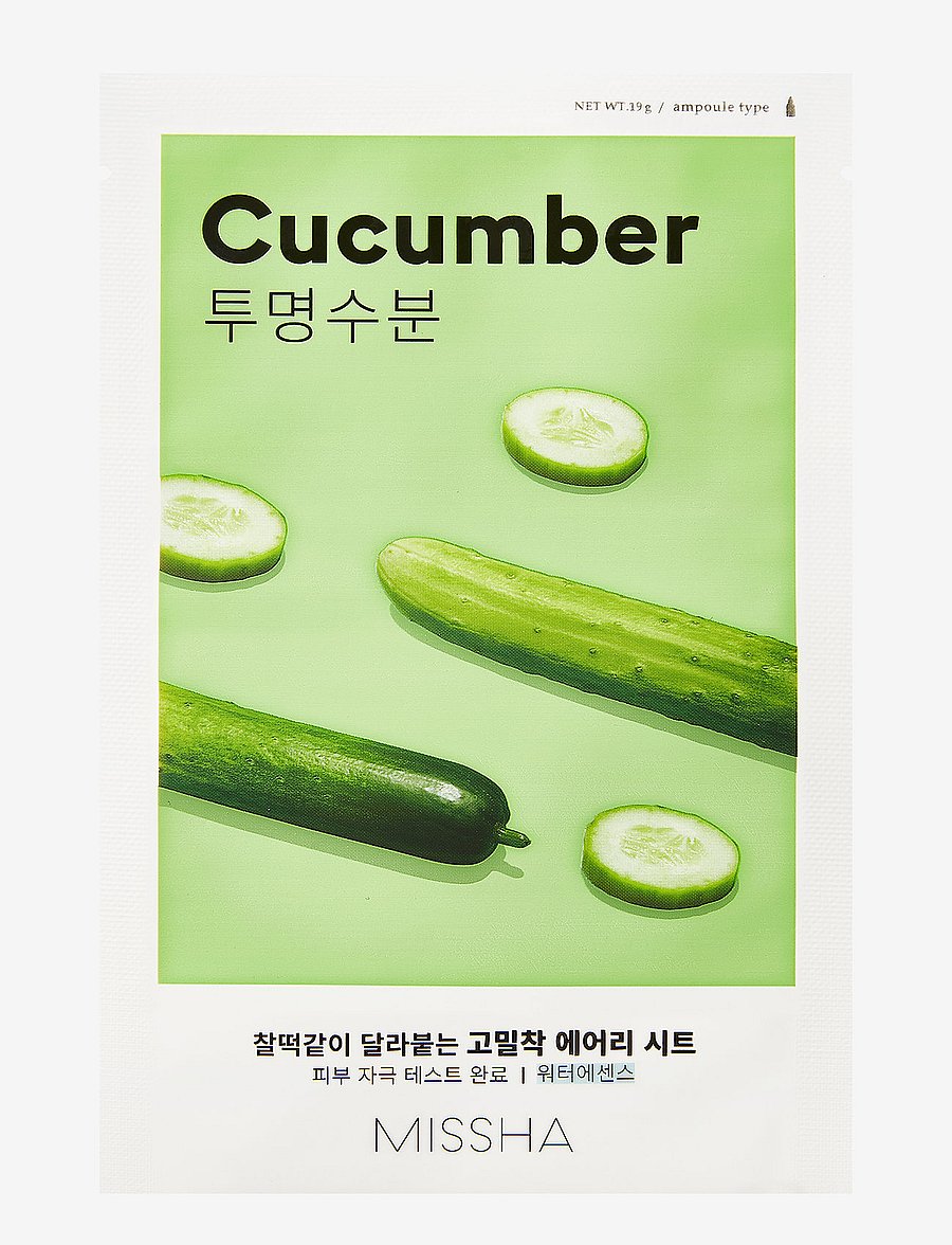 Missha - MISSHA Airy Fit Sheet Mask (Cucumber) - clear - 0