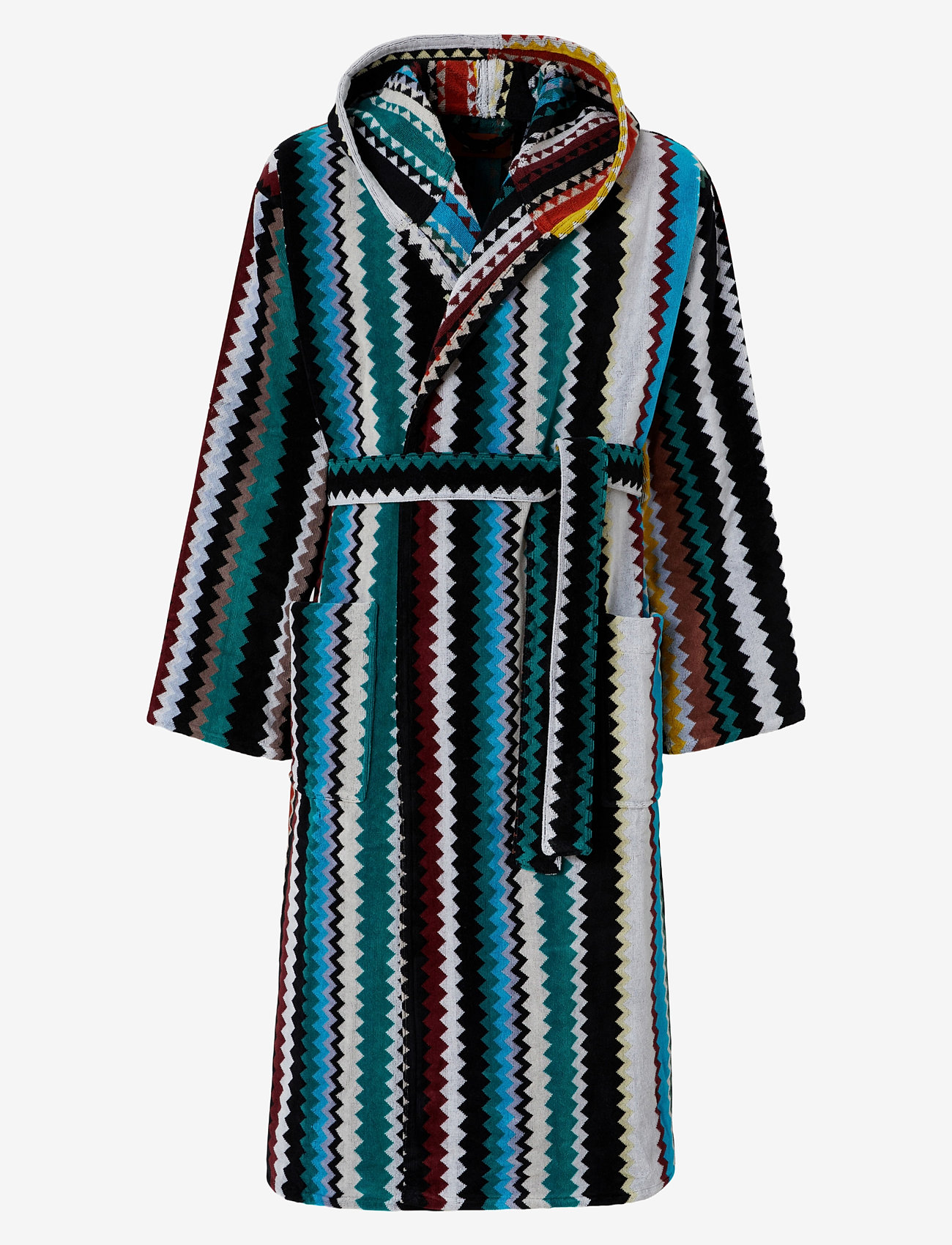 Missoni Home - CURT HOODED BATHROBE - 100 multicolor - 0