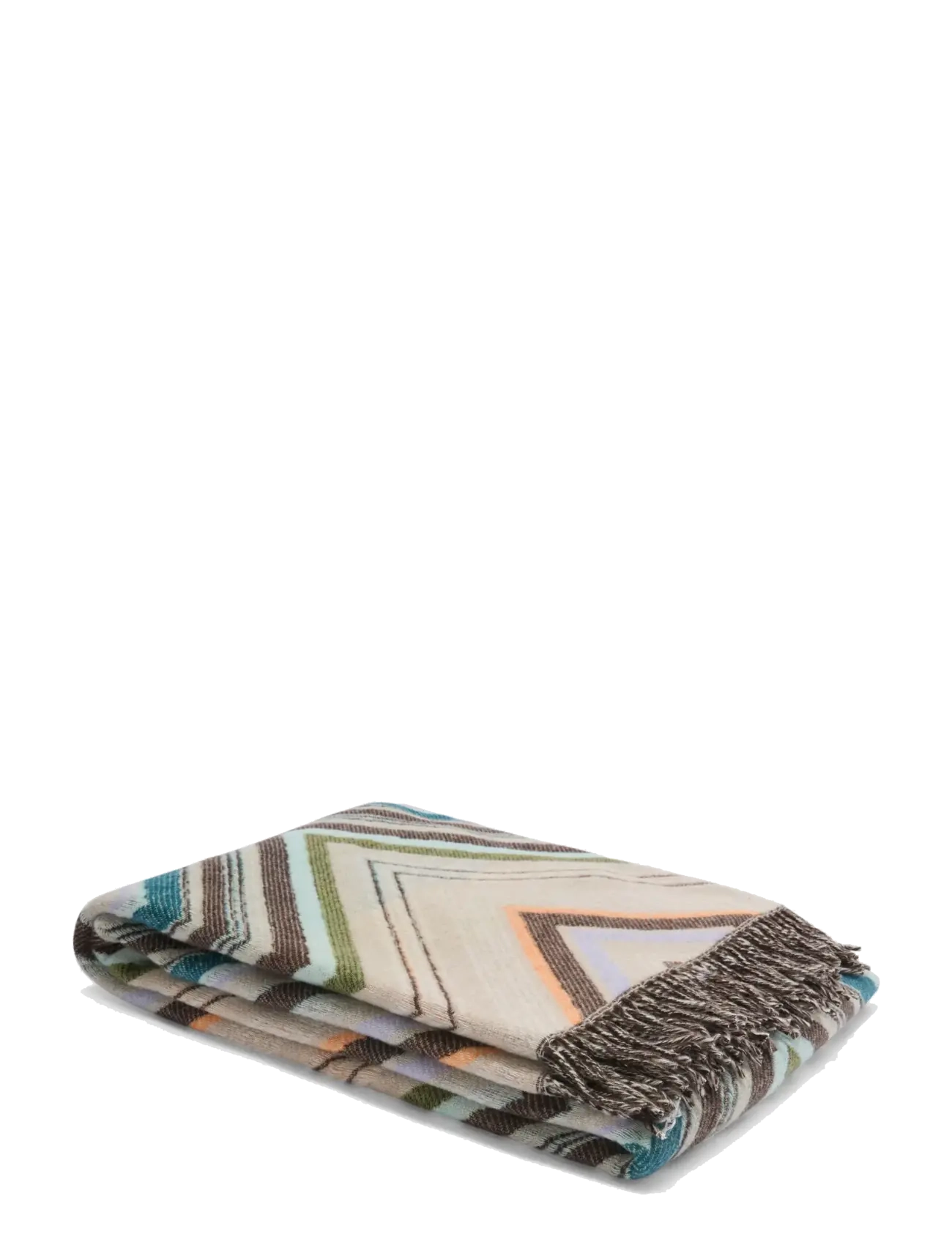 Missoni Home CHEVRON THROW - Visa allt - 138 BROWN MULTICOLOR / multi