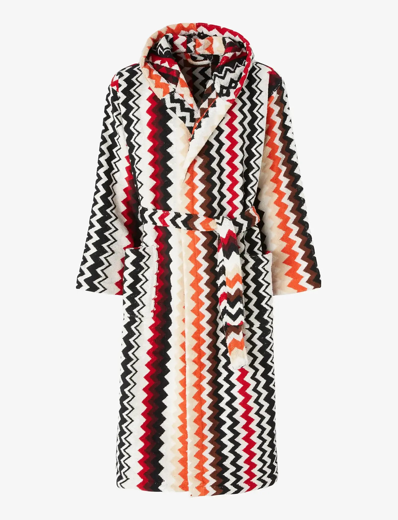 Missoni Home - BEST HOODED BATHROBE - hverdags stil - 156 red multicolor - 0