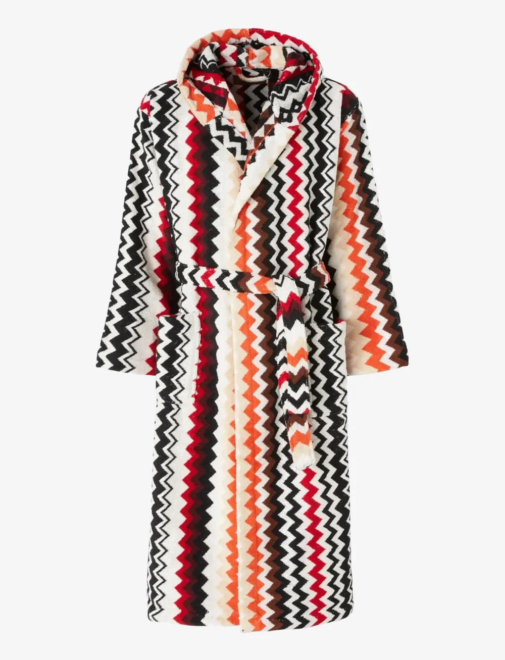 Missoni Home - BEST HOODED BATHROBE - osta hinna alusel - 156 red multicolor - 0