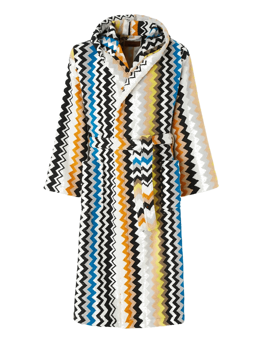 Missoni Home - BEST HOODED BATHROBE - igapäevane stiil - 160 black multicolor - 0