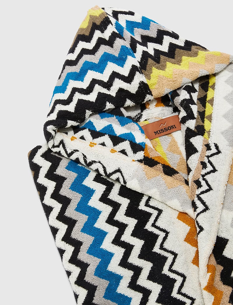 Missoni Home - BEST HOODED BATHROBE - alltags-style - 160 black multicolor - 1
