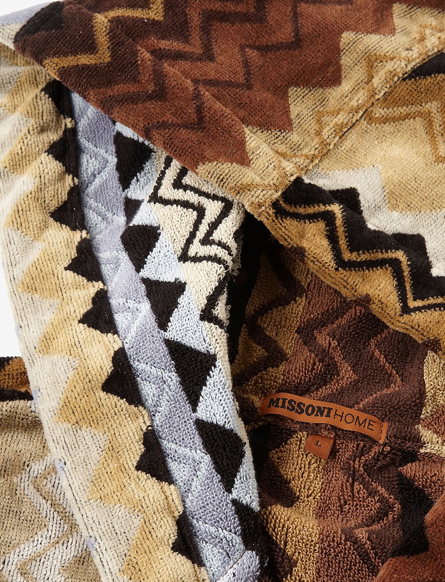Missoni Home - GIACOMO BATHROBE HOODED - nach preis einkaufen - 160 multi-colored - 1