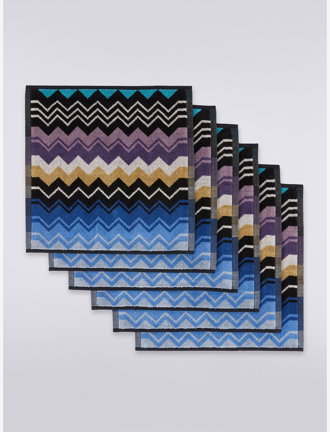 Missoni Home - GIACOMO FACE TOWEL 6 PCS-BOX - 170 multicolor - 0