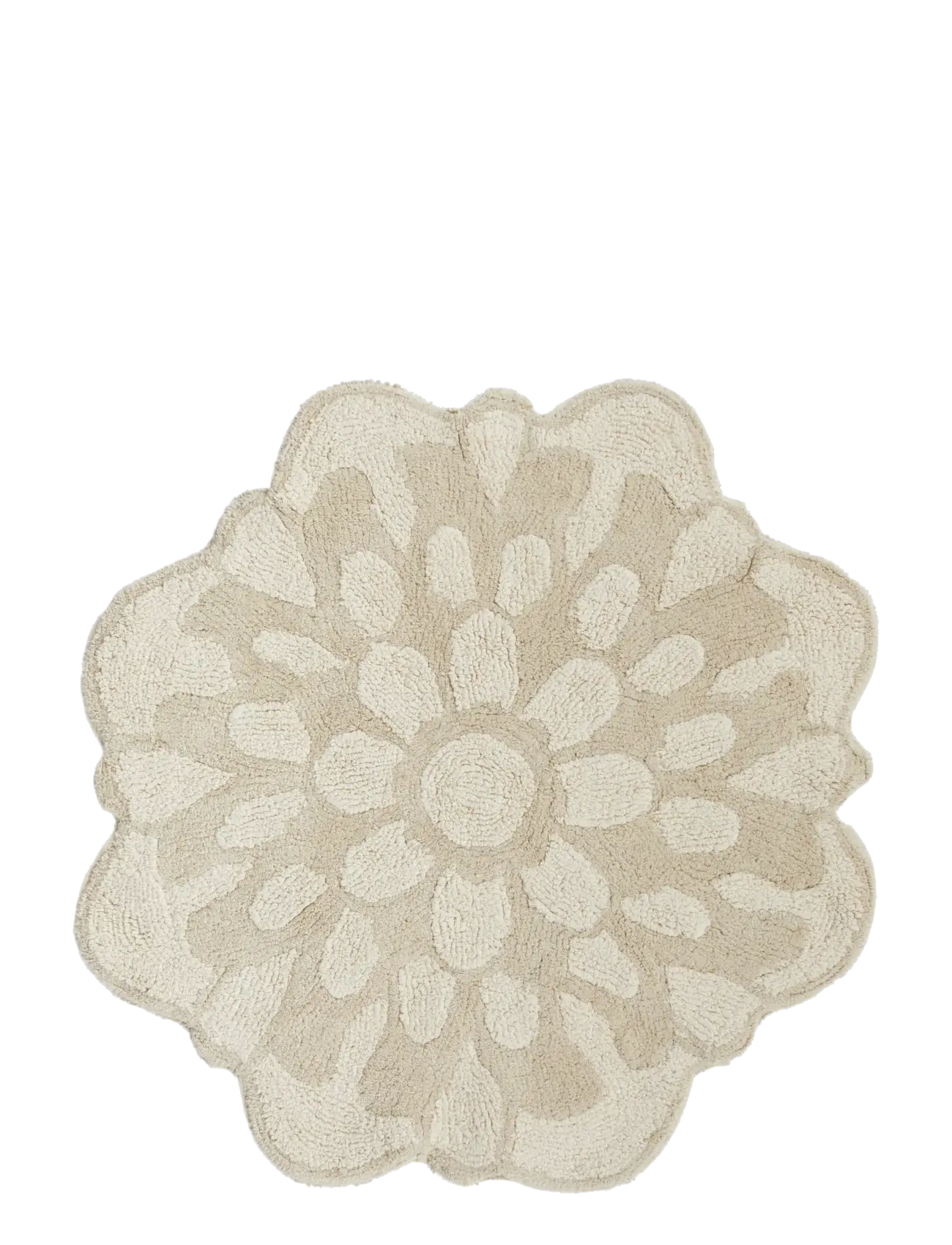 Missoni Home OTIL BATH MAT DIA 80, 21 - Teppiche - NATURAL / cream
