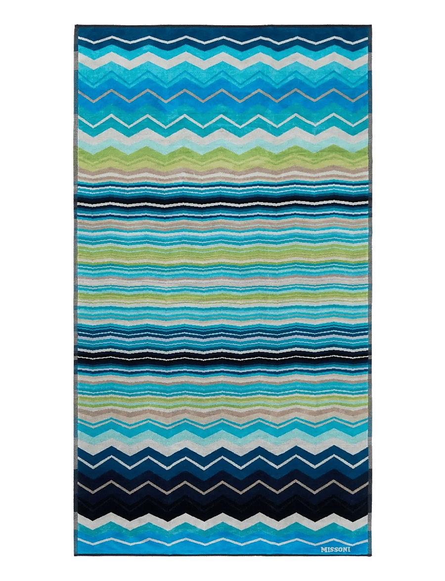 Missoni Home - HUGO BEACH TOWEL - badehåndklæder - turquoise multicolor - 1
