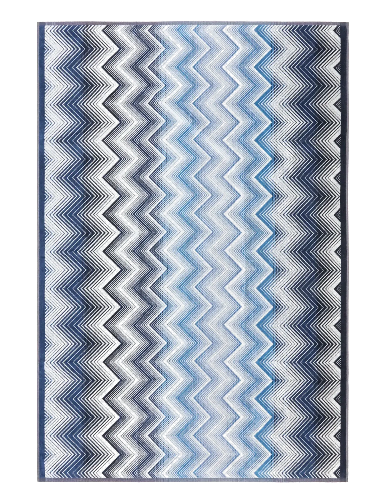 Missoni Home - MAREA BATH SHEET 100X150, 501 - blue/white - 1