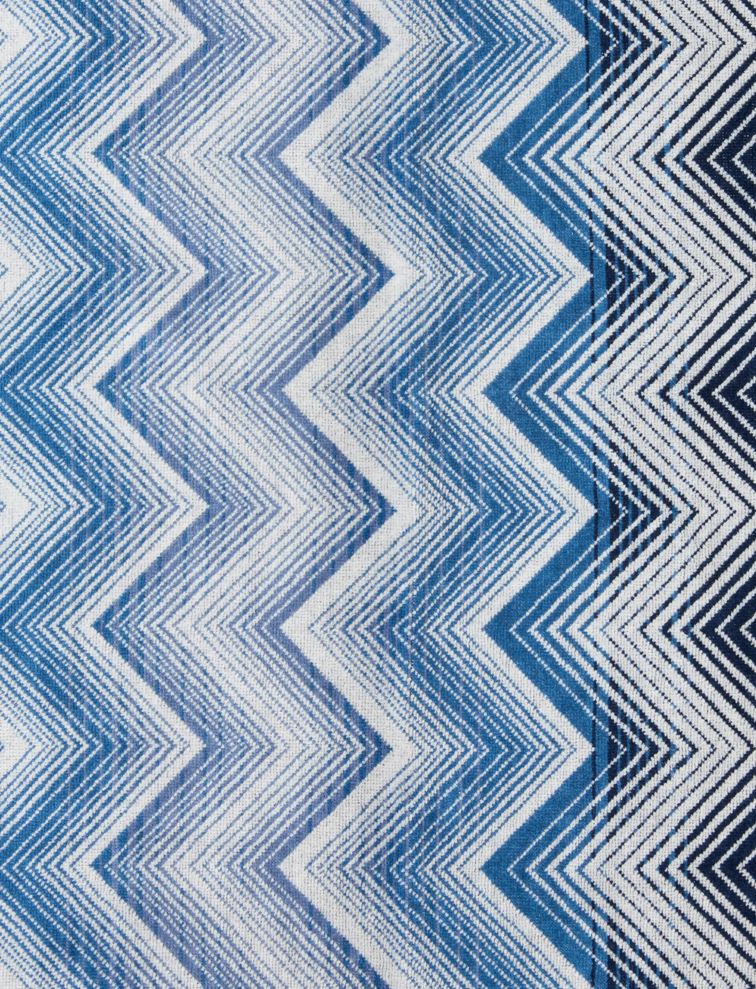 Missoni Home - MAREA BATH SHEET 100X150, 501 - blue/white - 3