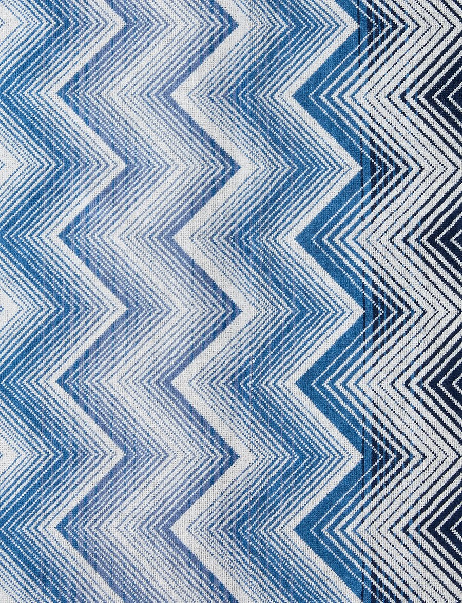 Missoni Home - MAREA BATH SHEET - badehåndklæder - blue/white - 3