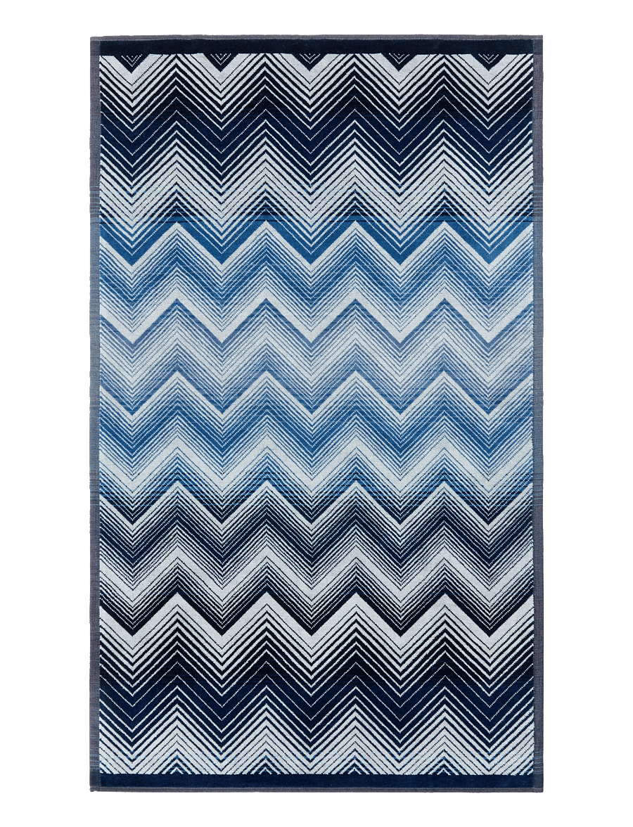 Missoni Home - (BS)MAREA BATH TOWEL 100X60 SINGLE PACKAGE, 501 - saunalinad - blue/white - 1