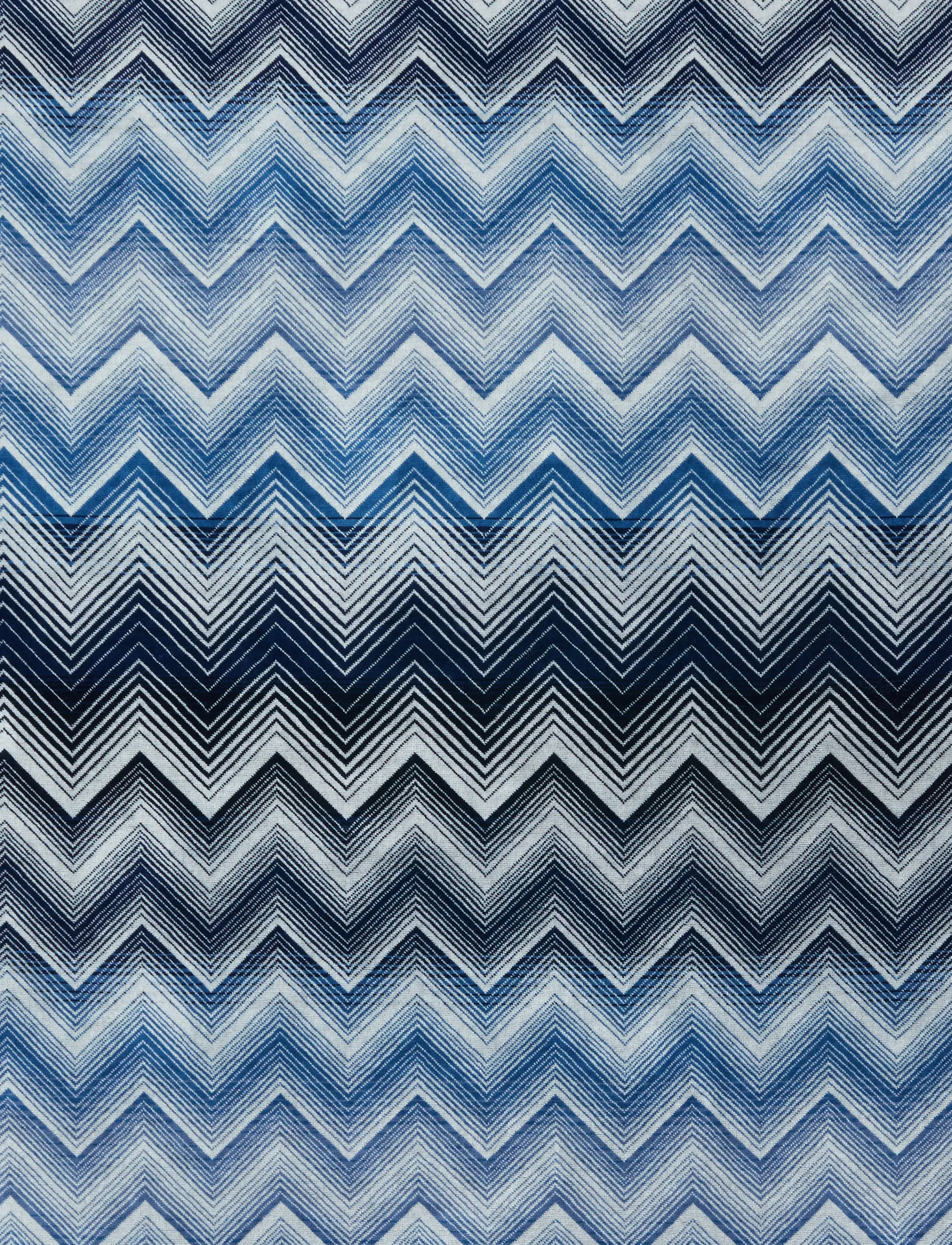 Missoni Home - MAREA BEACH TOWEL 180X100, 501 - blue/white - 3