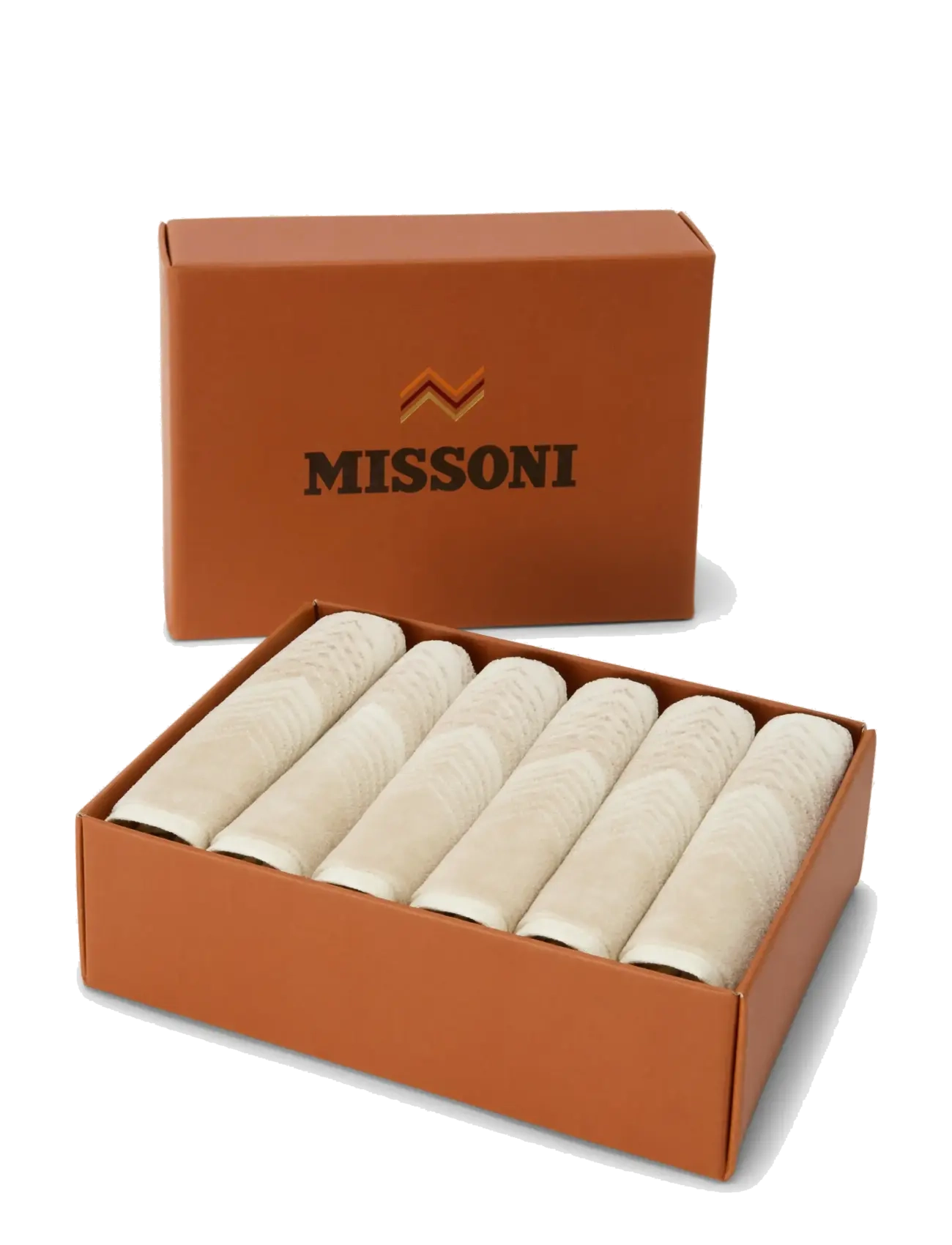 Missoni Home - MAREA FACE TOWEL 30X30 N 6 PCS-BOX, 211 - serviettes pour le visage - natural/cream - 1