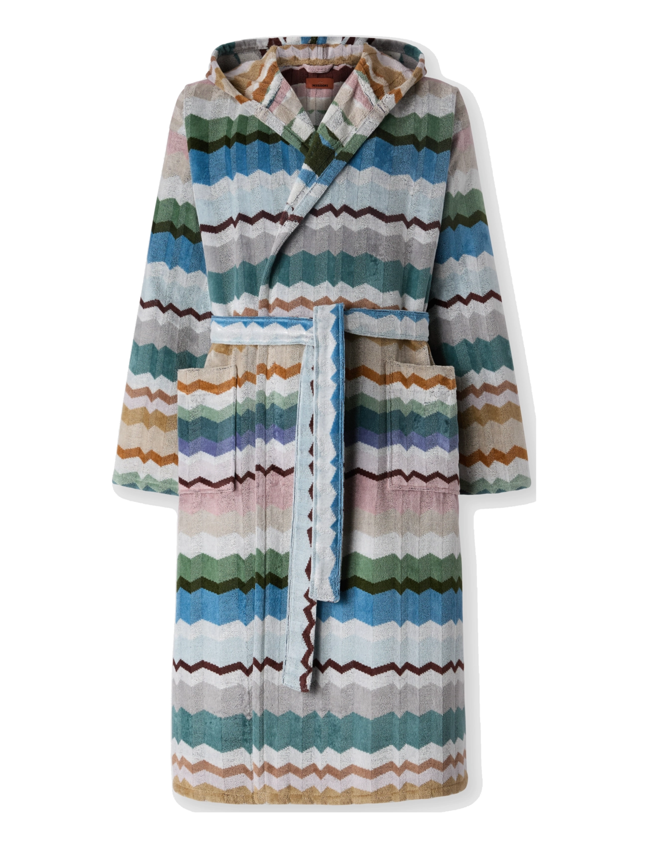 Missoni Home Eva Hooded Bathrobe M, 100, Morgenkåbe, Multi/mønstret, Str: M