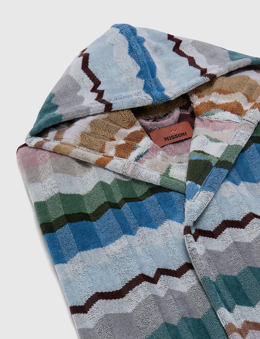 Missoni Home - EVA HOODED BATHROBE S, 100 - alltags-style - multicolor - 2