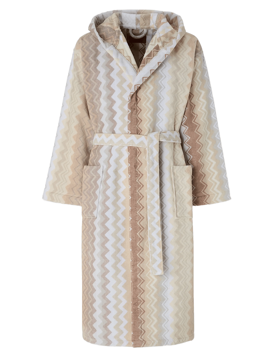 Missoni Home - GIACOMO HOODED BATHROBE M, 21 - shop by price - natural - 1