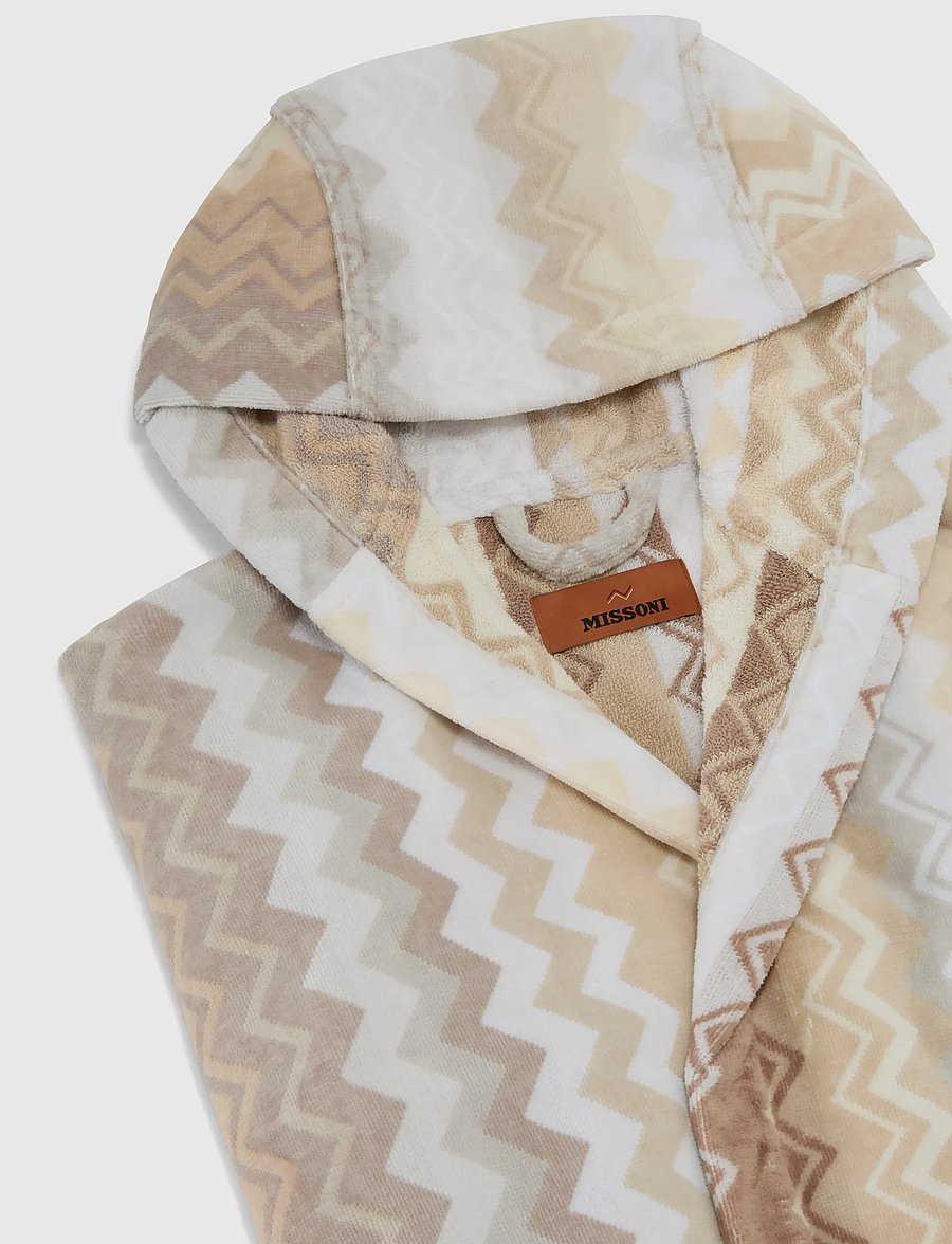 Missoni Home - GIACOMO HOODED BATHROBE XS, 21 - nach preis einkaufen - natural - 2