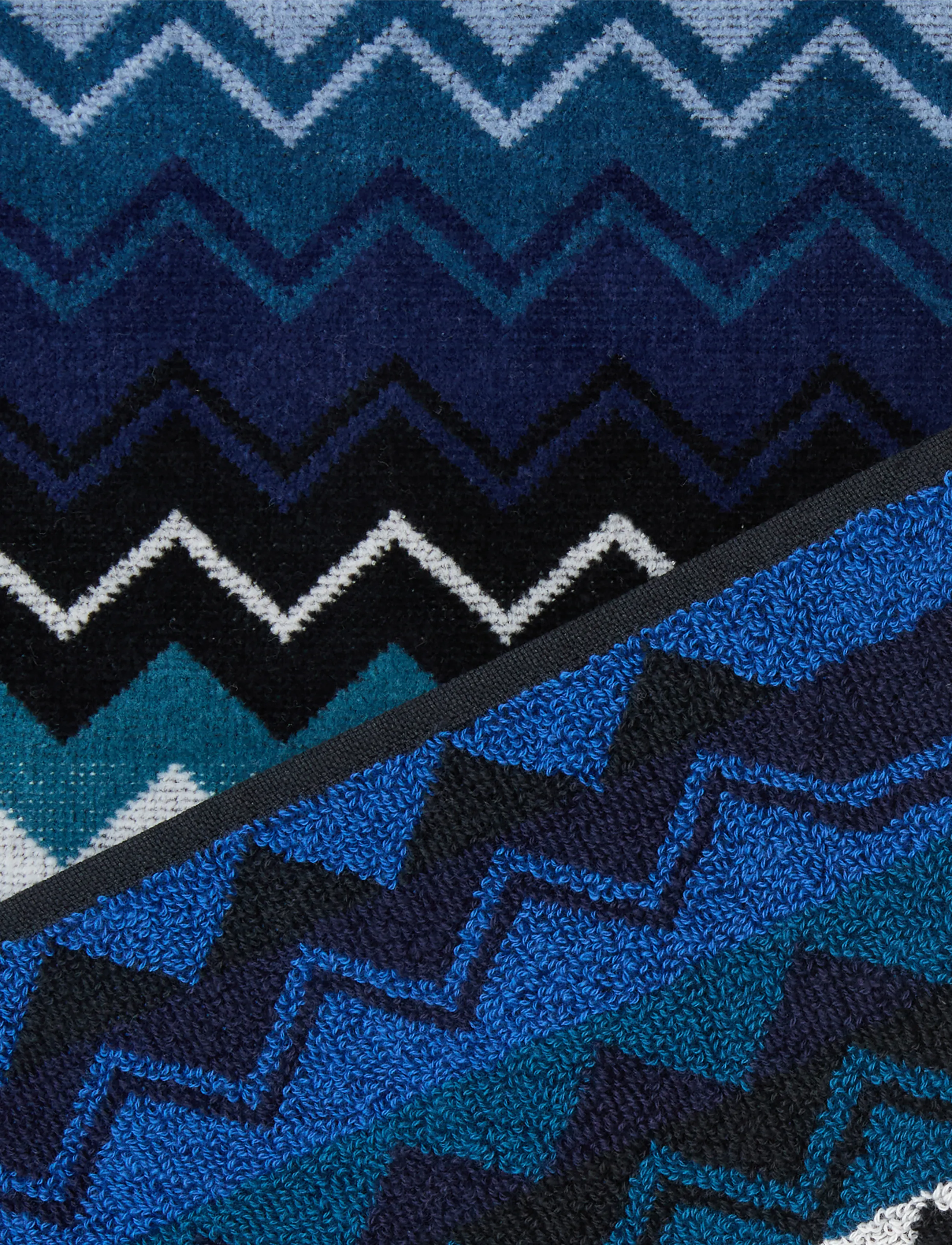 Missoni Home - (BS)GIACOMO HAND TOWEL 40X70 SINGLE PACKAGE, 50 - blue - 2