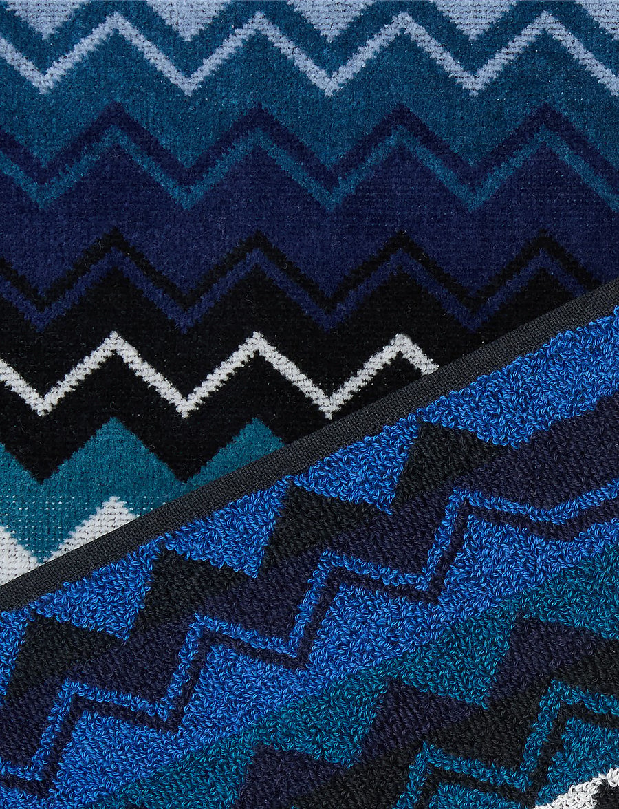 Missoni Home - (BS)GIACOMO HAND TOWEL 40X70 SINGLE PACKAGE, 50 - badetücher - blue - 2