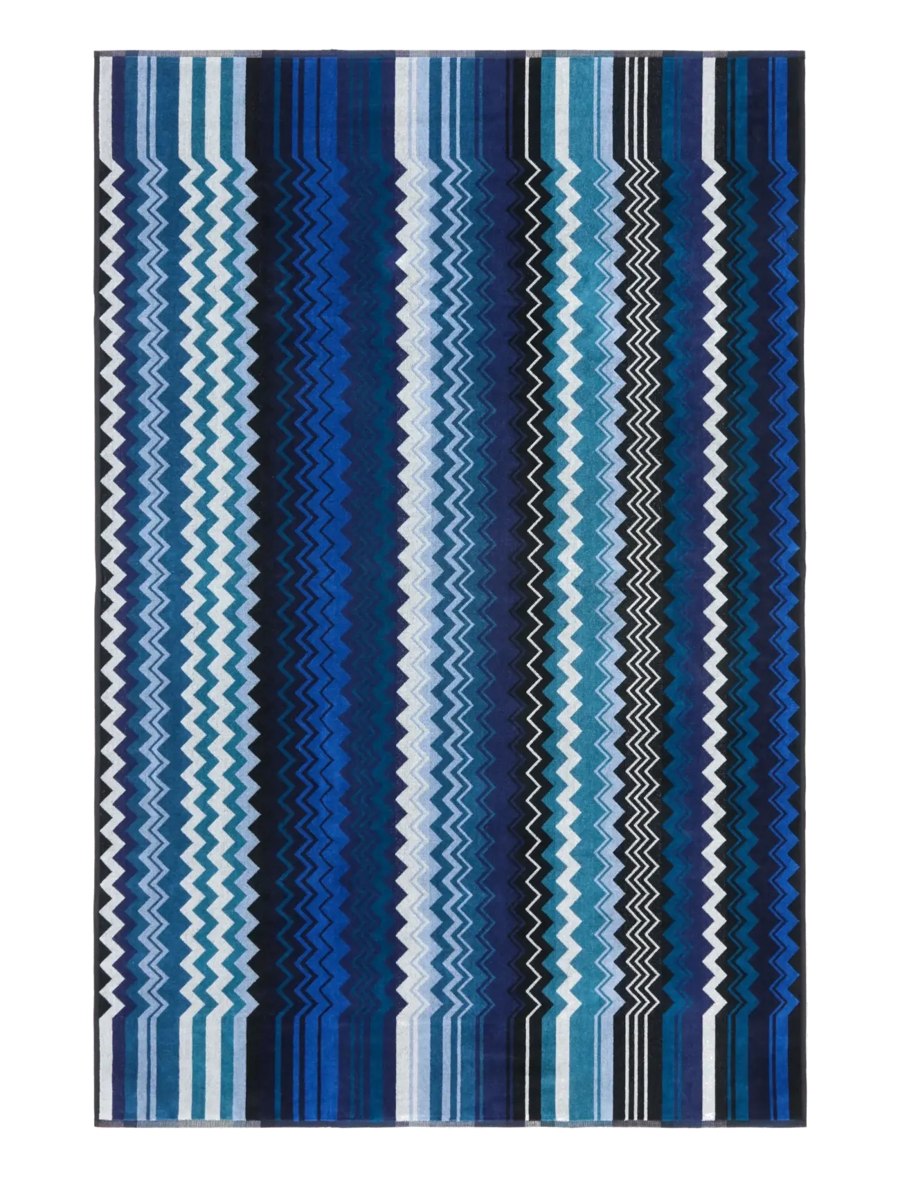 Missoni Home - GIACOMO BATH SHEET 100X150, 50 - blue - 1