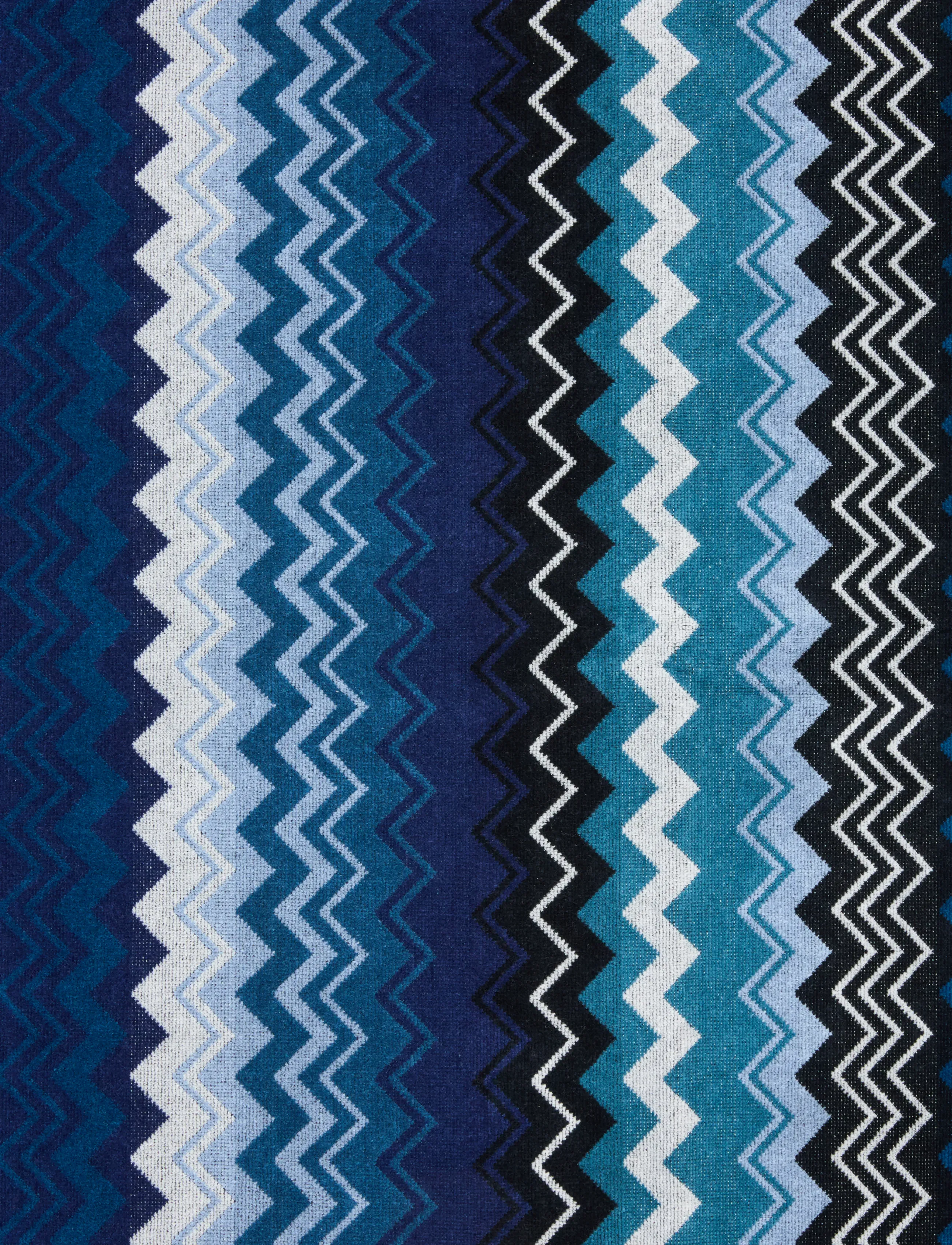 Missoni Home - GIACOMO BATH SHEET 100X150, 50 - blue - 3