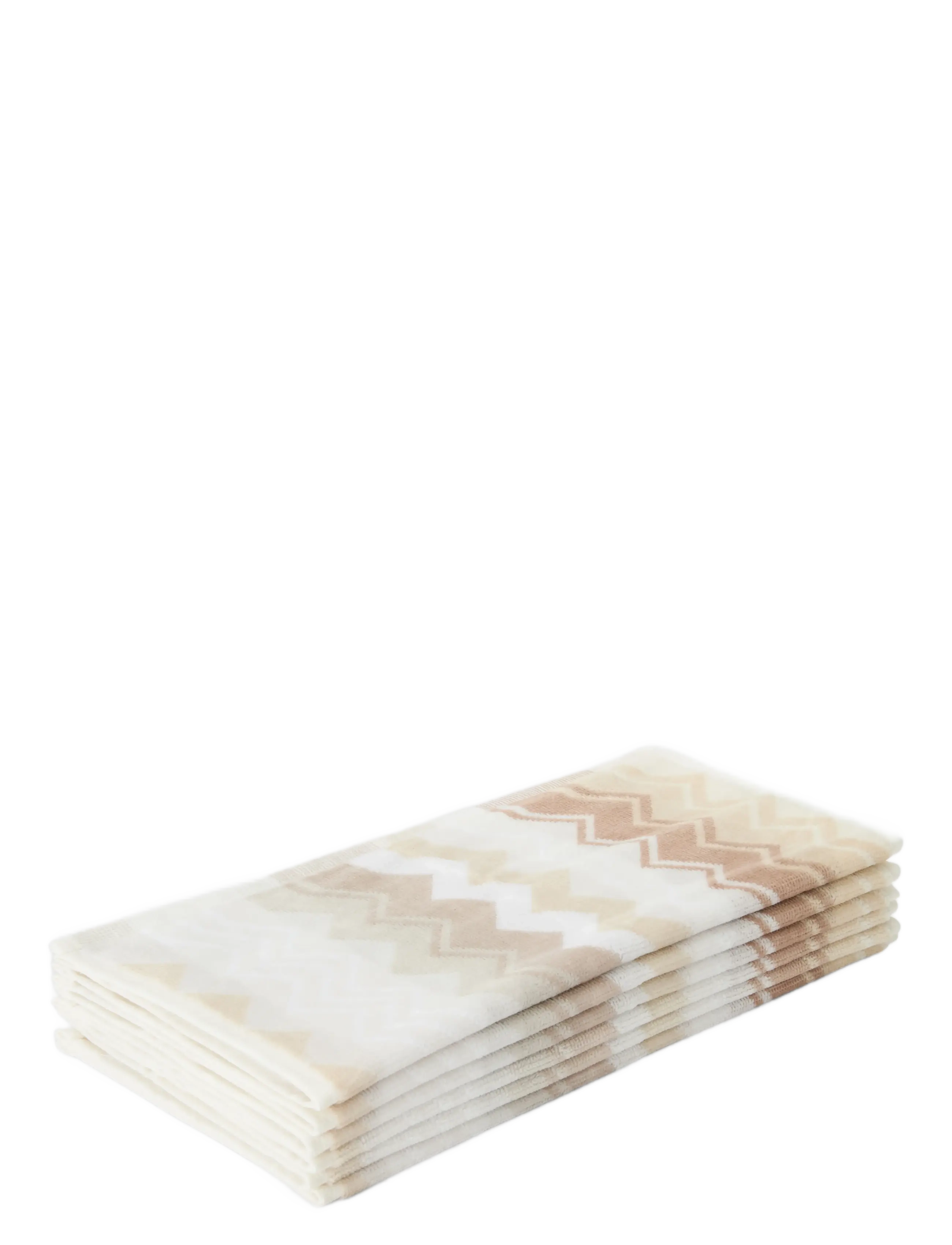 Missoni Home Giacomo Face Towel, 30X30, Towels & Bath Towels, Creme - Homeware