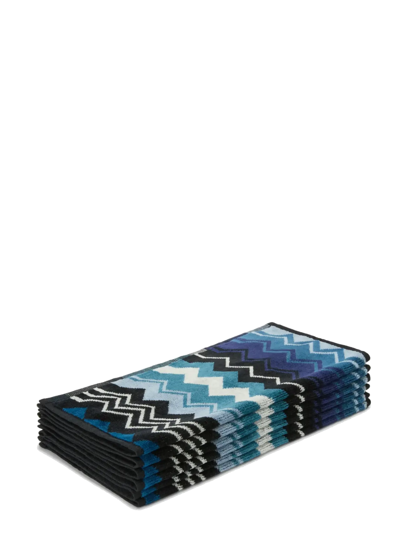 Missoni Home Giacomo Face Towel, 30X30, Blue, Håndklæder Og Badehåndklæder > Ansigtshåndklæder, Unisex