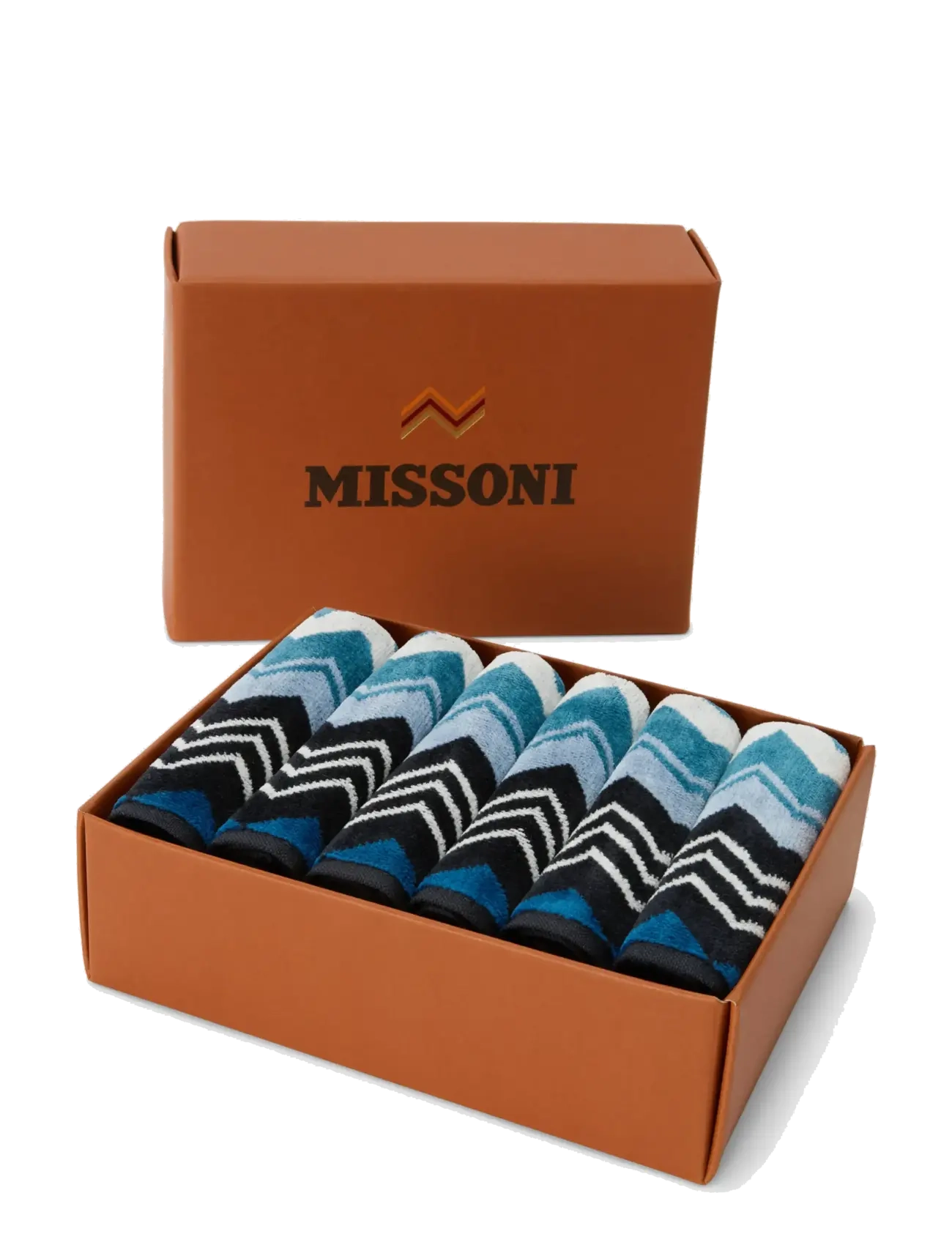 Missoni Home - GIACOMO FACE TOWEL - vaskeklude - blue - 1