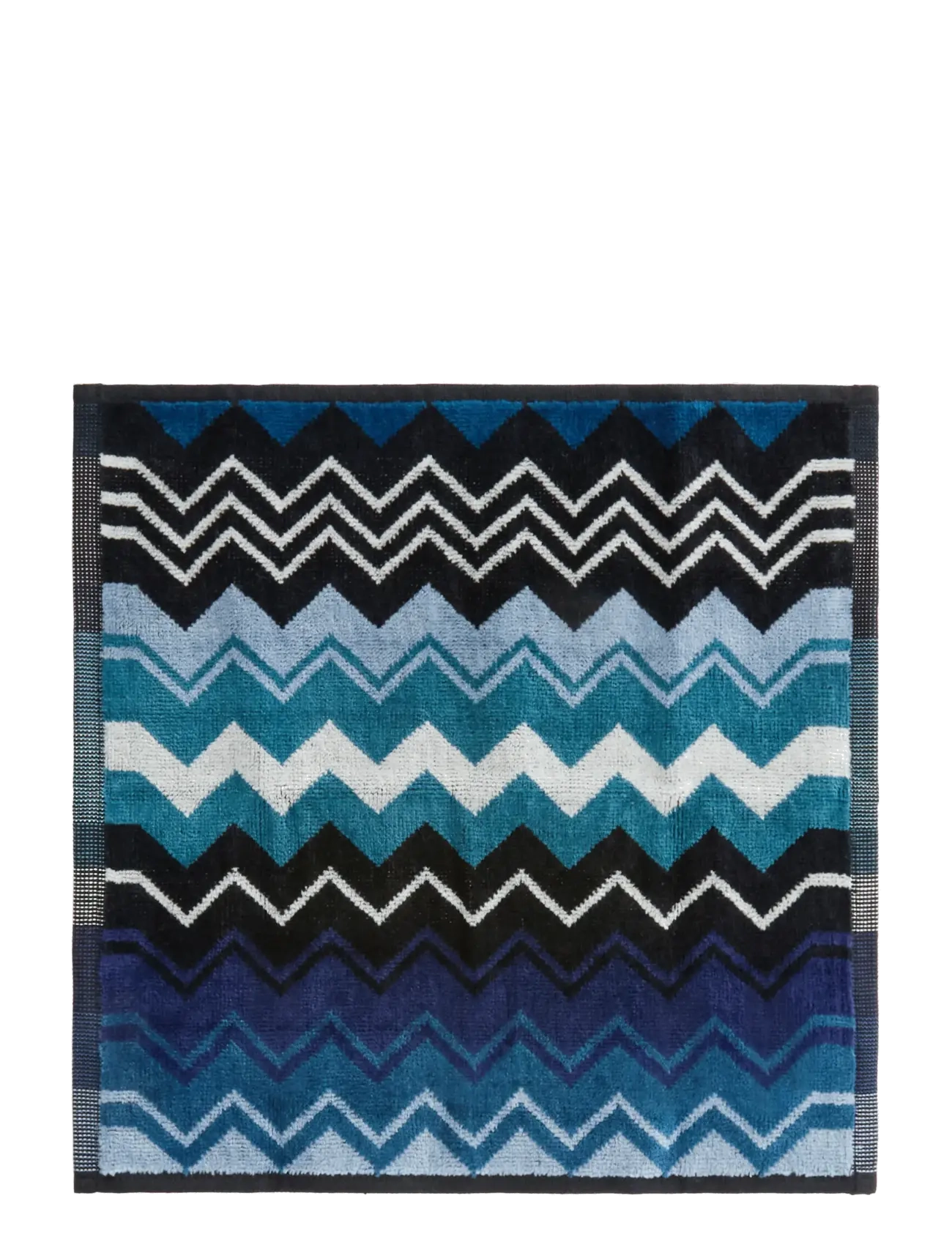 Missoni Home - GIACOMO FACE TOWEL - vaskeklude - blue - 2