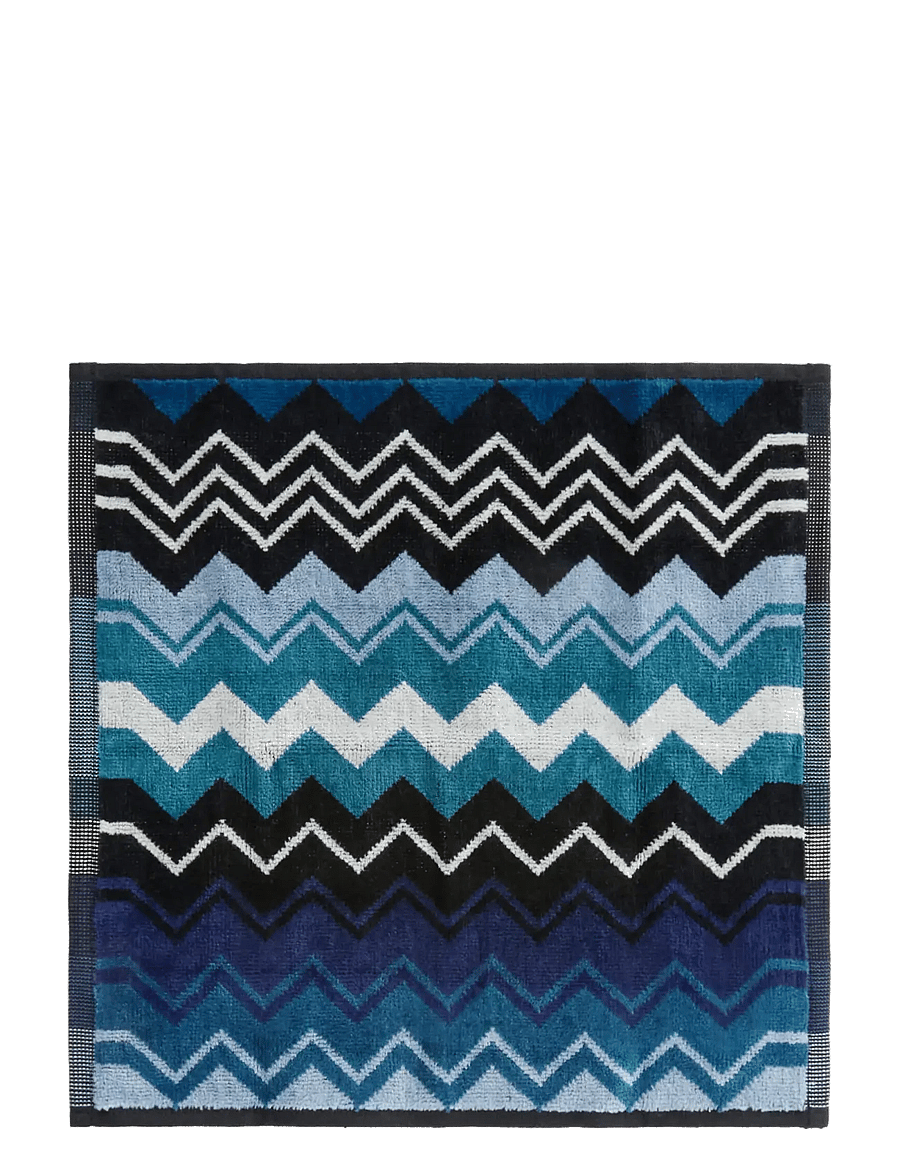 Missoni Home - GIACOMO FACE TOWEL - ansiktshanddukar - blue - 2