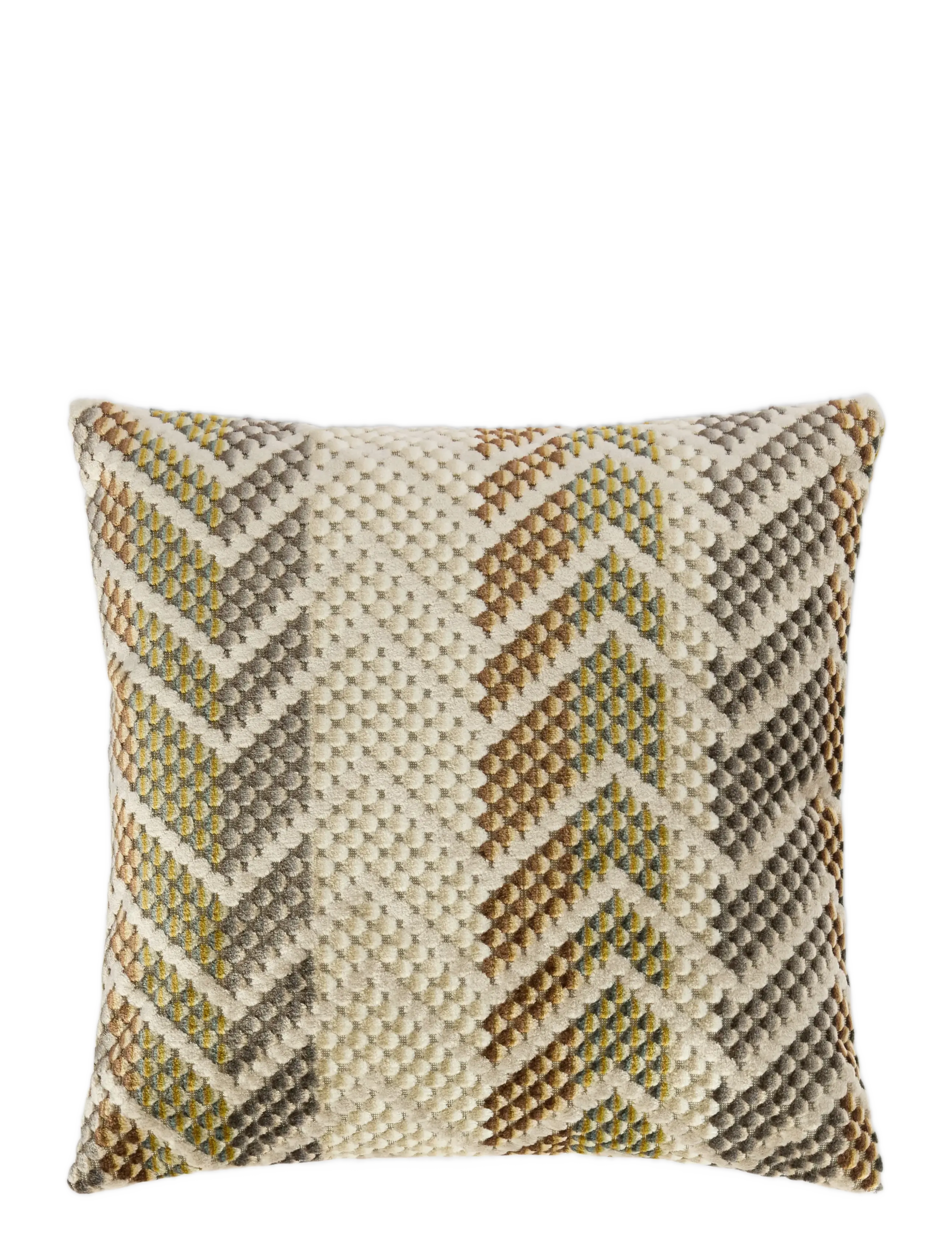 Missoni Home SQUAME CUSHION 40X40*, 148 - Visa allt - BEIGE MULTICOLOR / beige