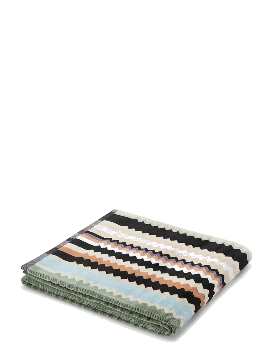 Missoni Home - CURT BATH SHEET 100X150, 148 - badehåndklæder - beige multicolor - 0