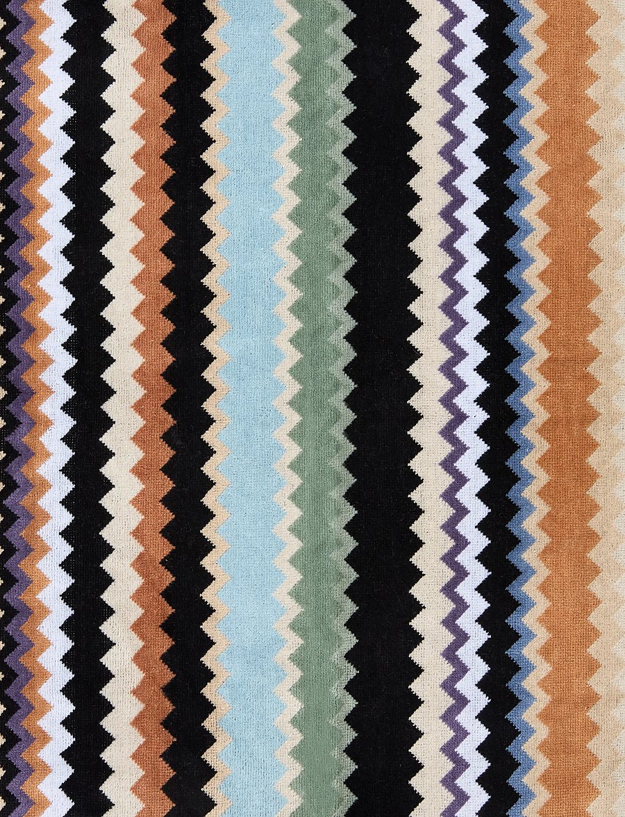 Missoni Home - CURT BATH SHEET 100X150, 148 - badehåndklæder - beige multicolor - 3