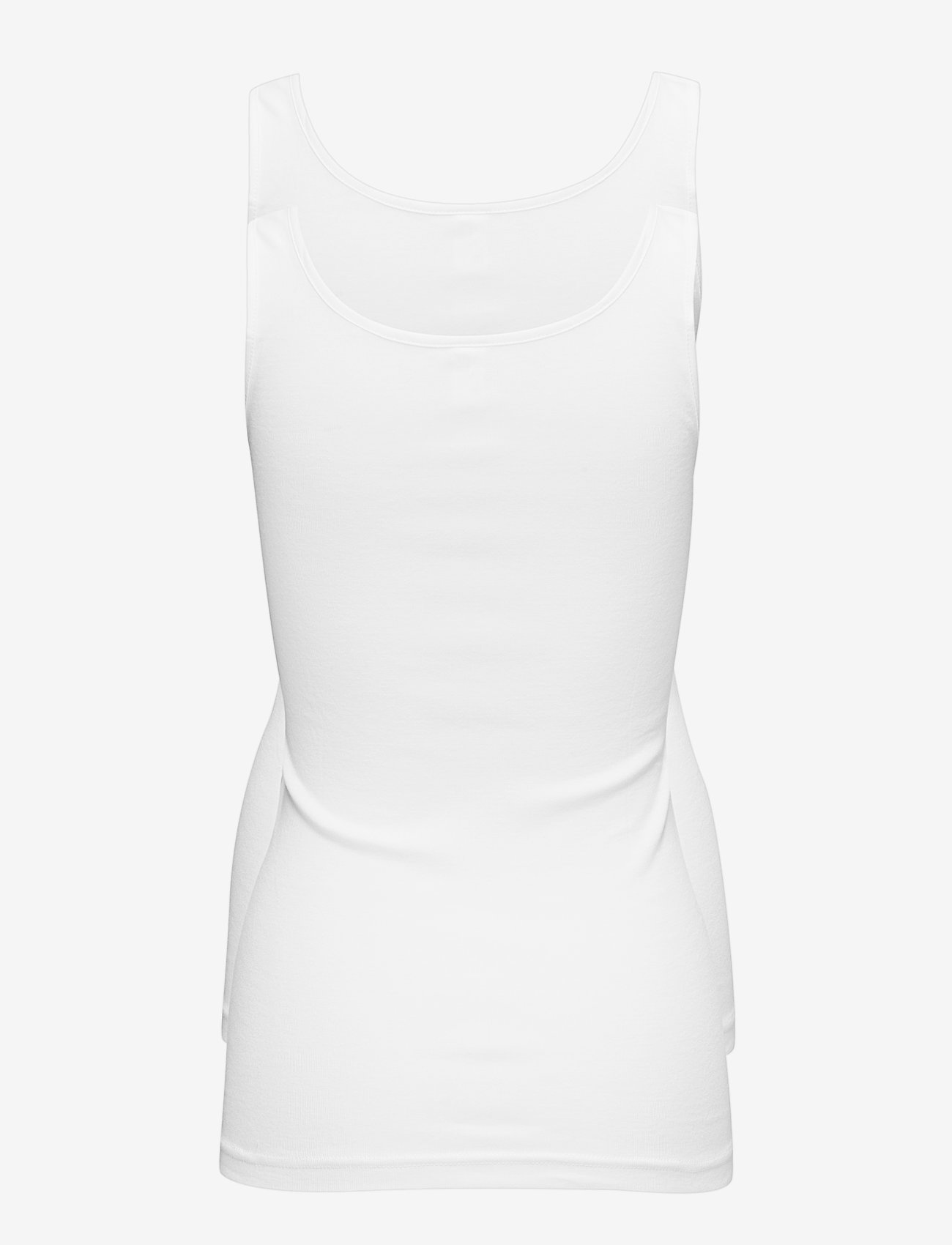 Missya - Lace wide strap 2 PACK - Överdelar - white - 2